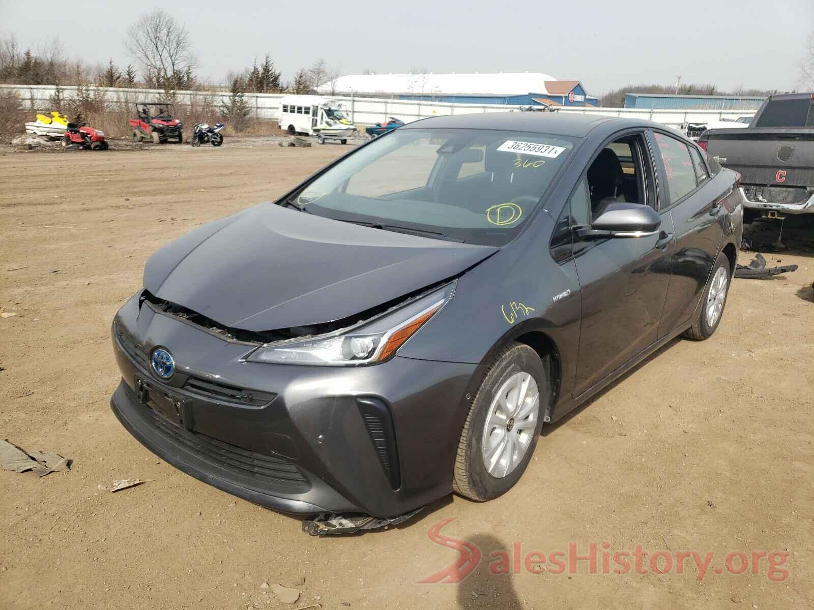 JTDKARFUXK3078470 2019 TOYOTA PRIUS