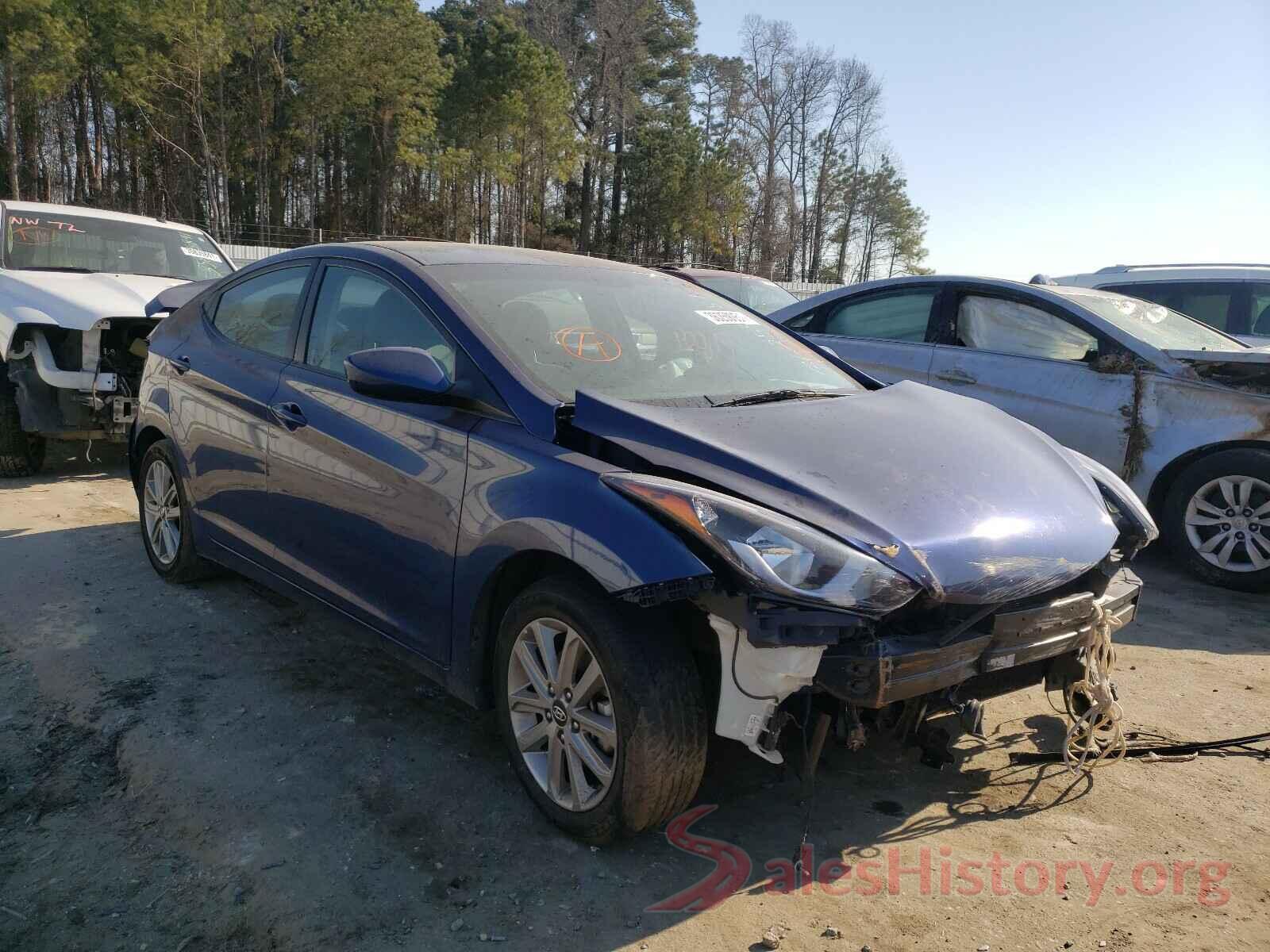 5NPDH4AE6GH715597 2016 HYUNDAI ELANTRA