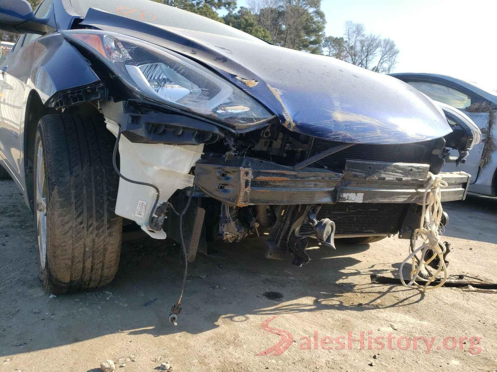 5NPDH4AE6GH715597 2016 HYUNDAI ELANTRA