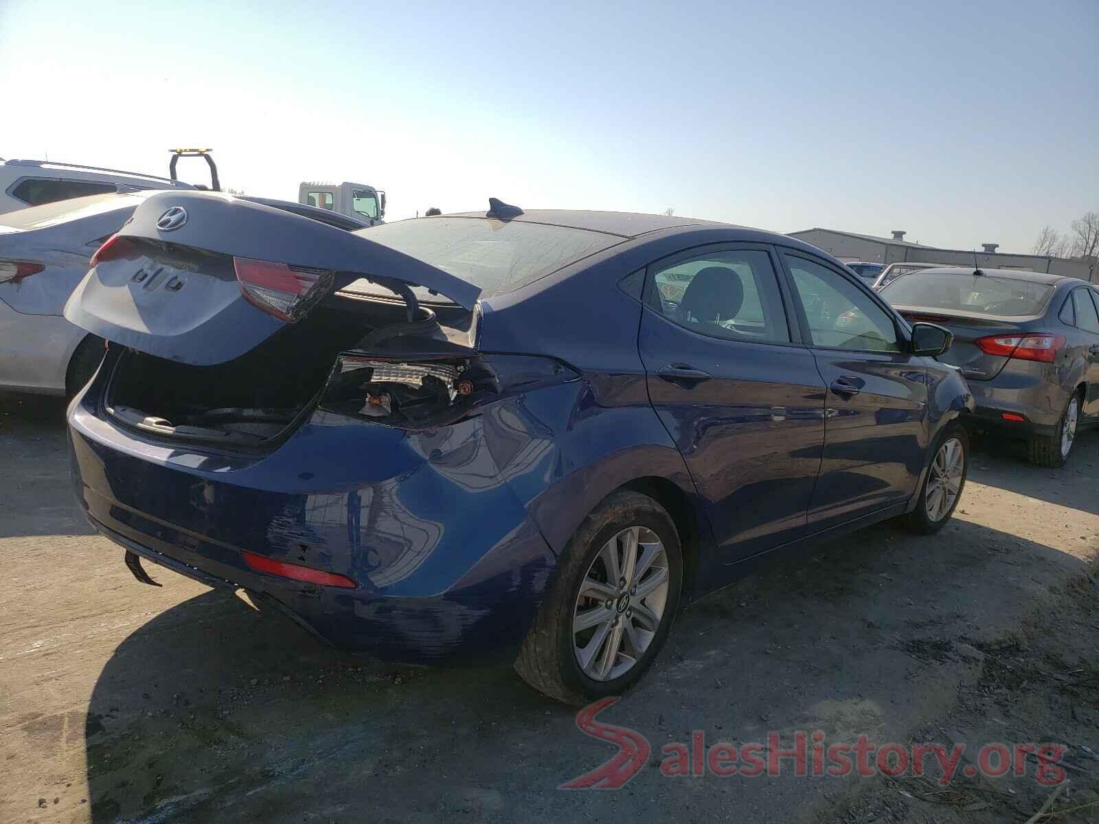 5NPDH4AE6GH715597 2016 HYUNDAI ELANTRA