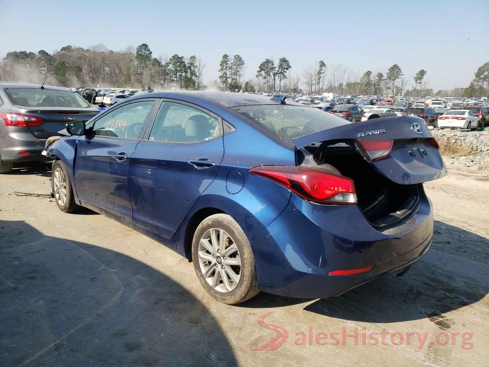 5NPDH4AE6GH715597 2016 HYUNDAI ELANTRA