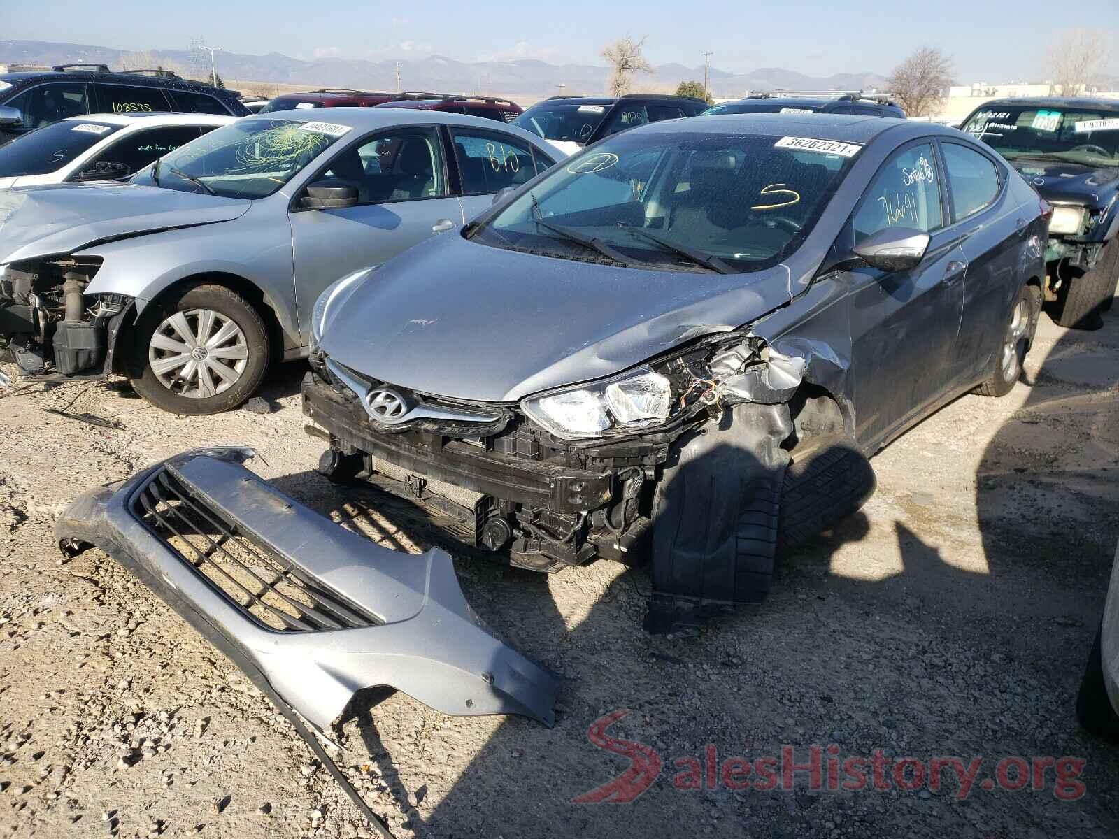 KMHDH4AE9GU557077 2016 HYUNDAI ELANTRA