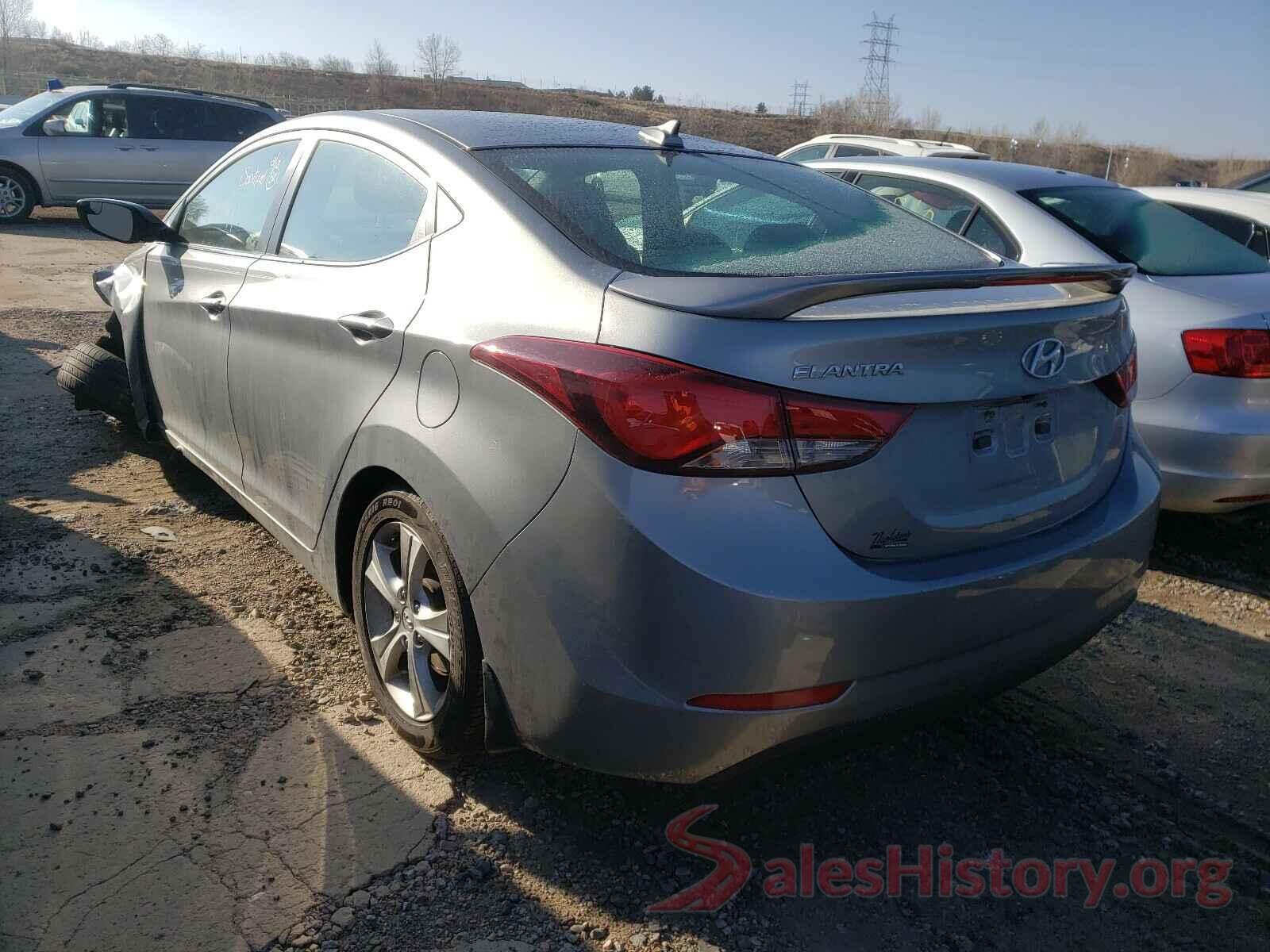 KMHDH4AE9GU557077 2016 HYUNDAI ELANTRA