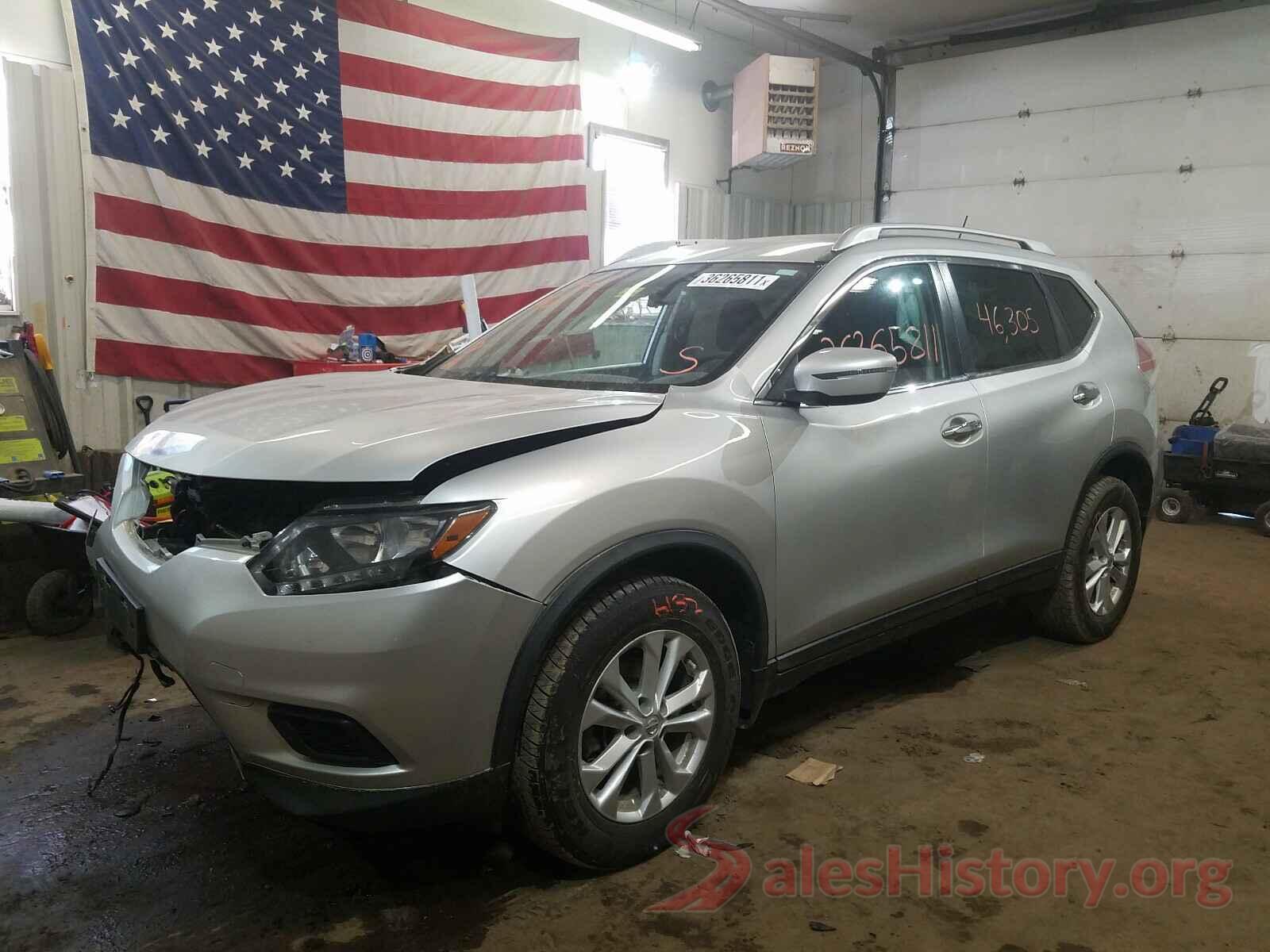 KNMAT2MV5GP646102 2016 NISSAN ROGUE