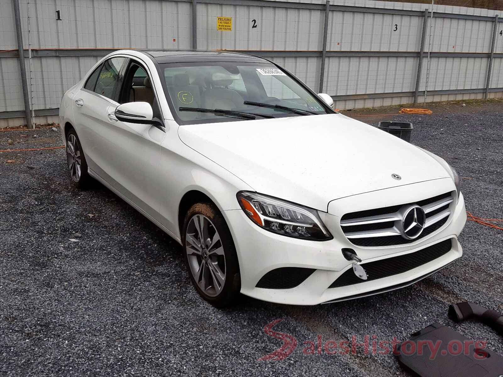 55SWF8EB4KU285225 2019 MERCEDES-BENZ C CLASS