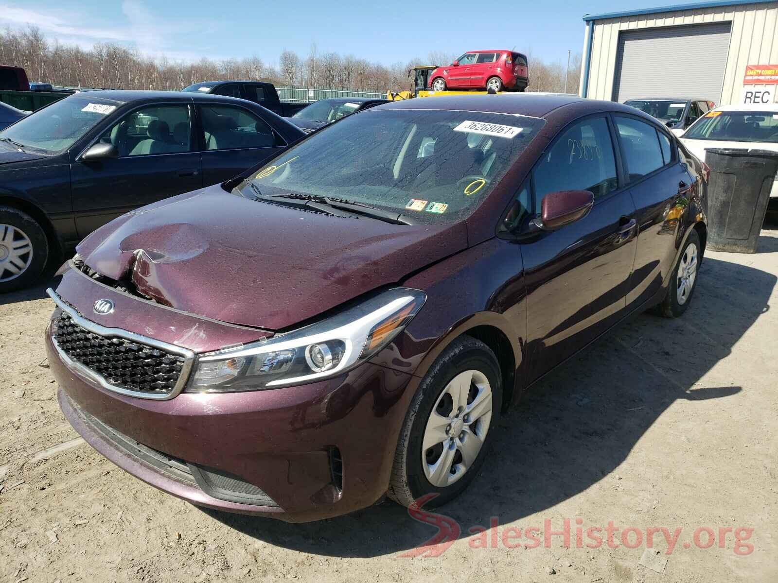 3KPFK4A7XJE250877 2018 KIA FORTE