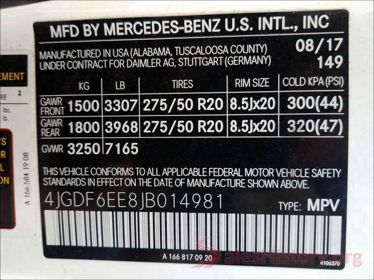 4JGDF6EE8JB014981 2018 MERCEDES-BENZ G CLASS