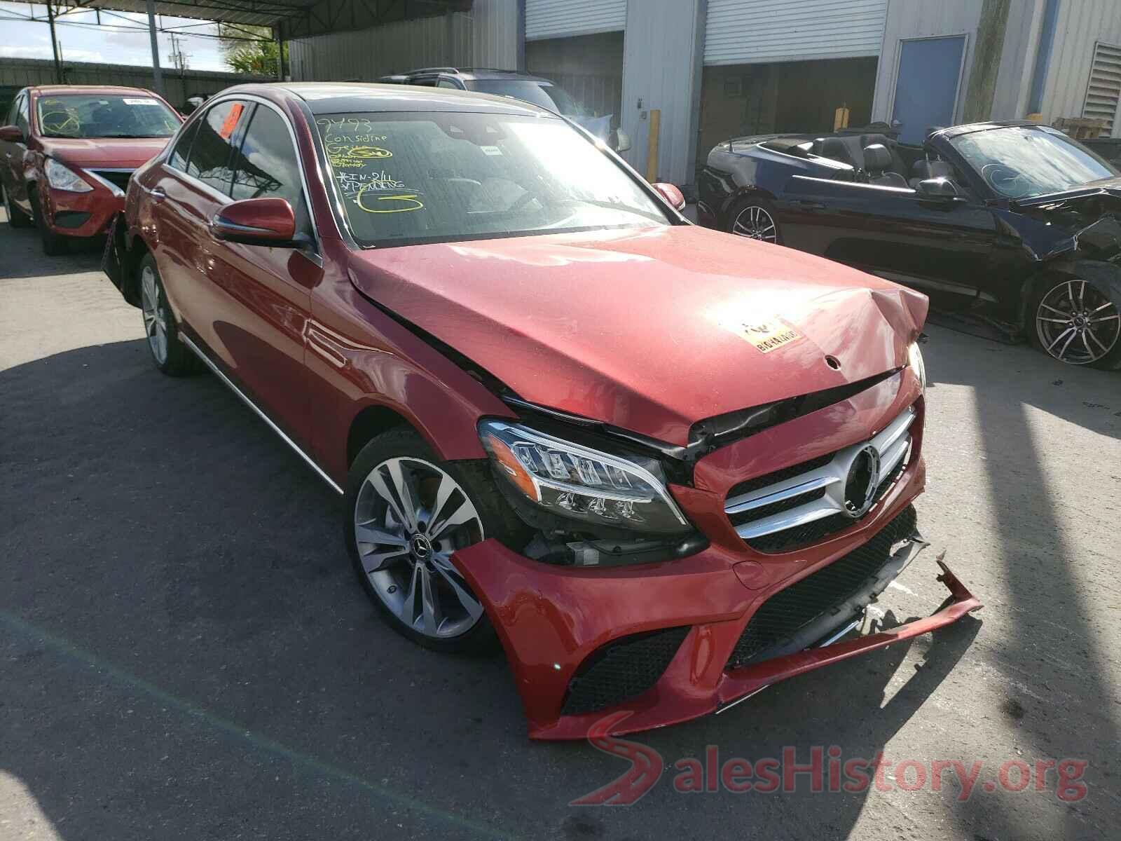 55SWF8EB4KU291011 2019 MERCEDES-BENZ C CLASS