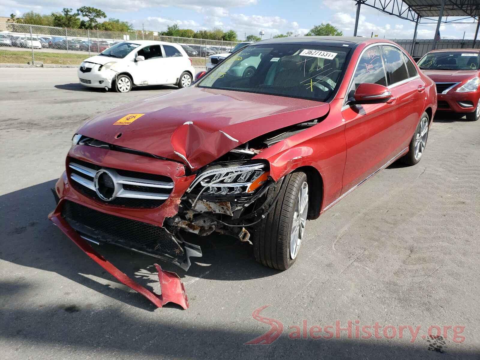 55SWF8EB4KU291011 2019 MERCEDES-BENZ C CLASS