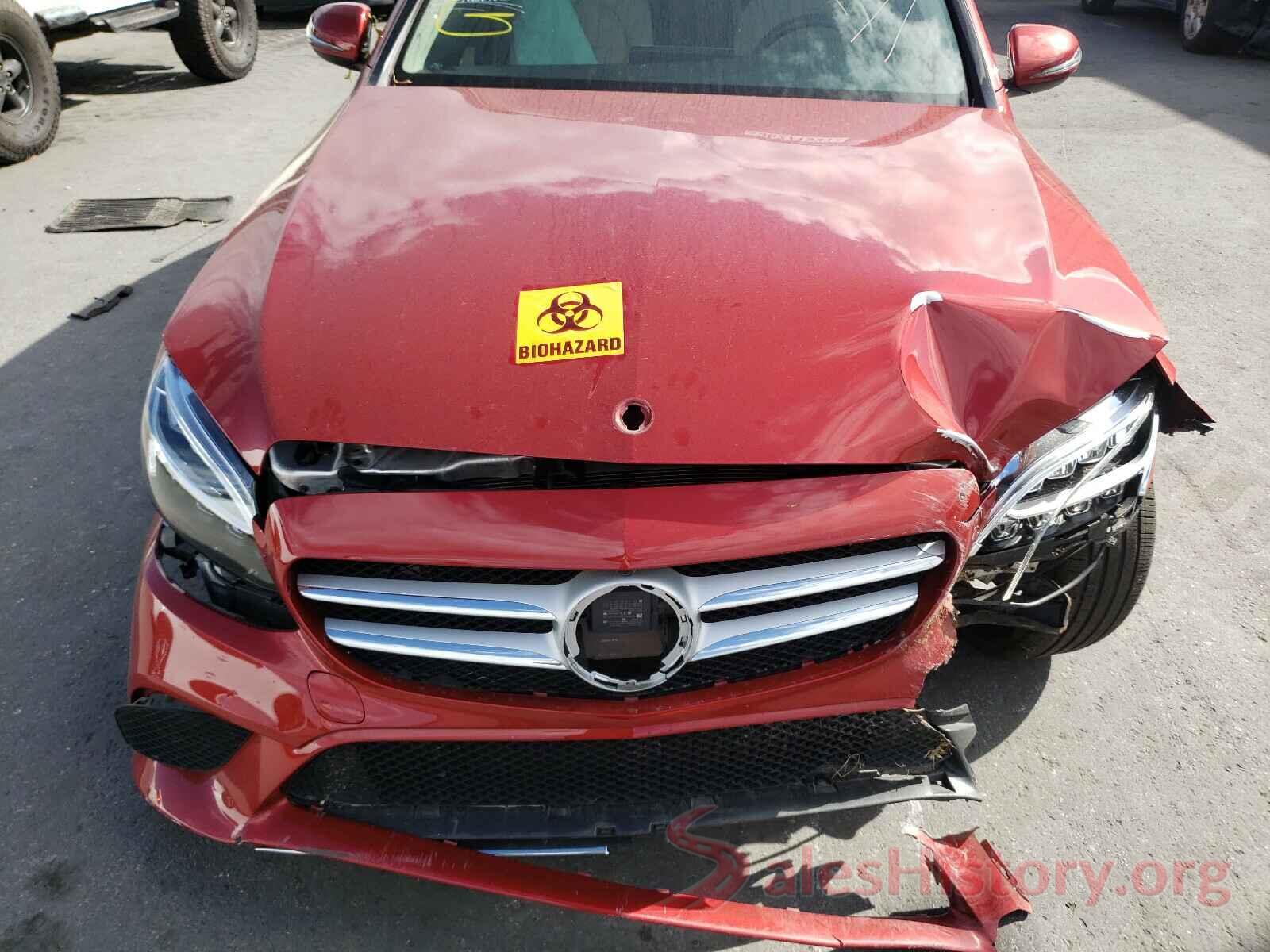 55SWF8EB4KU291011 2019 MERCEDES-BENZ C CLASS