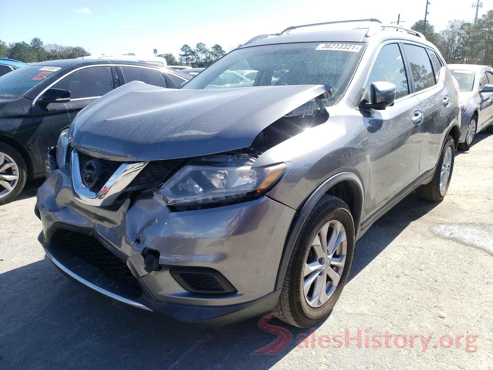 KNMAT2MV6GP670165 2016 NISSAN ROGUE