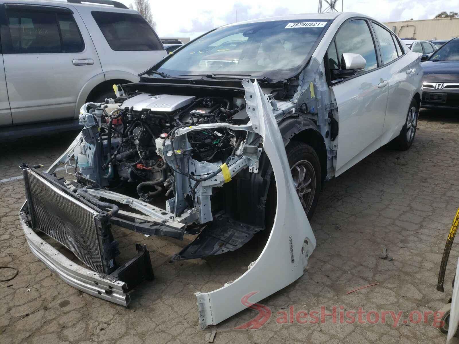 JTDKARFU5G3021620 2016 TOYOTA PRIUS