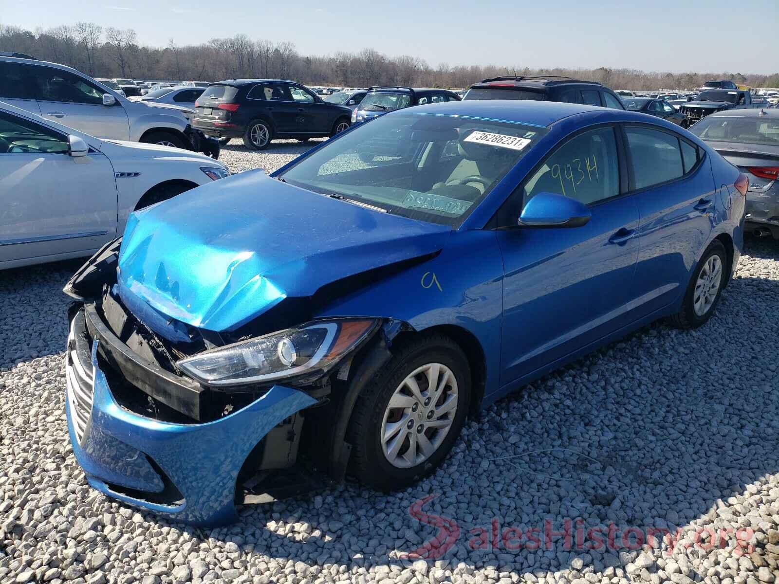 5NPD74LF2HH163476 2017 HYUNDAI ELANTRA