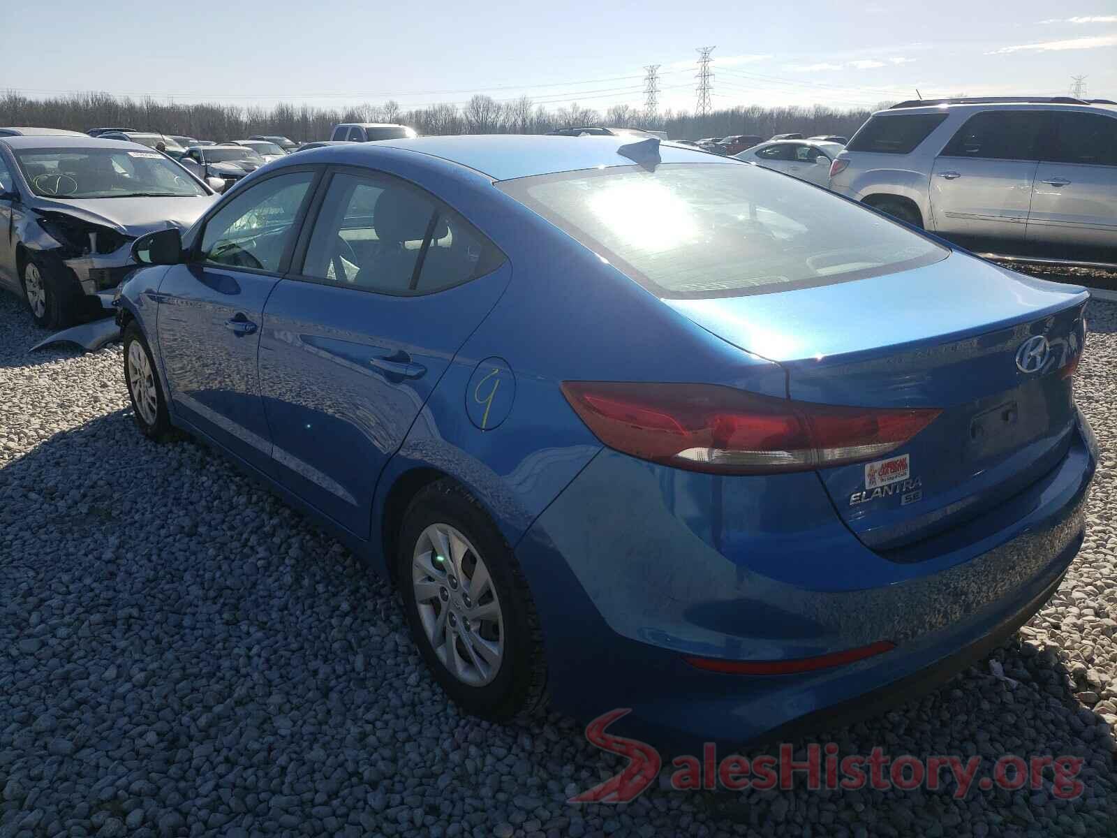 5NPD74LF2HH163476 2017 HYUNDAI ELANTRA