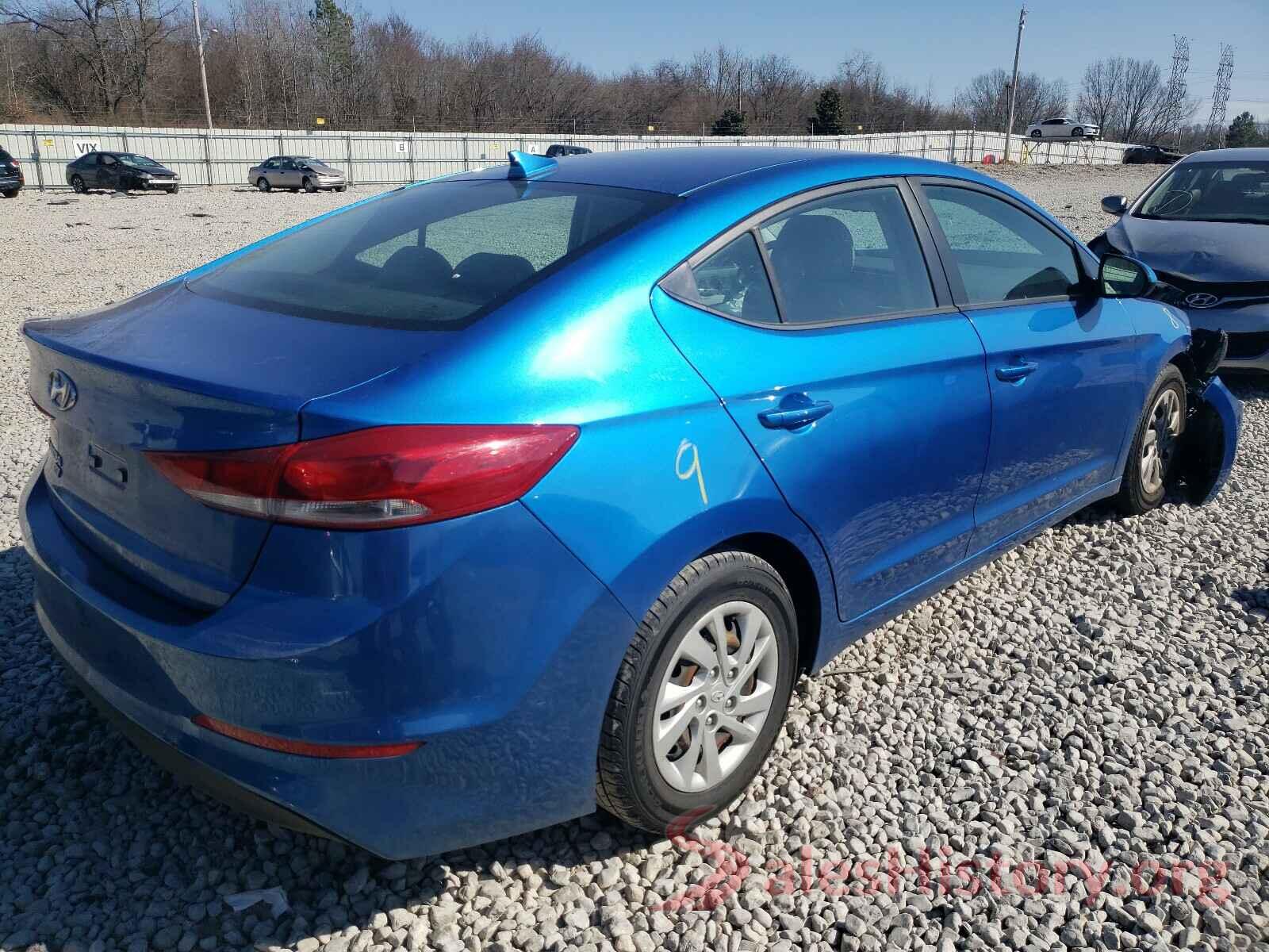 5NPD74LF2HH163476 2017 HYUNDAI ELANTRA