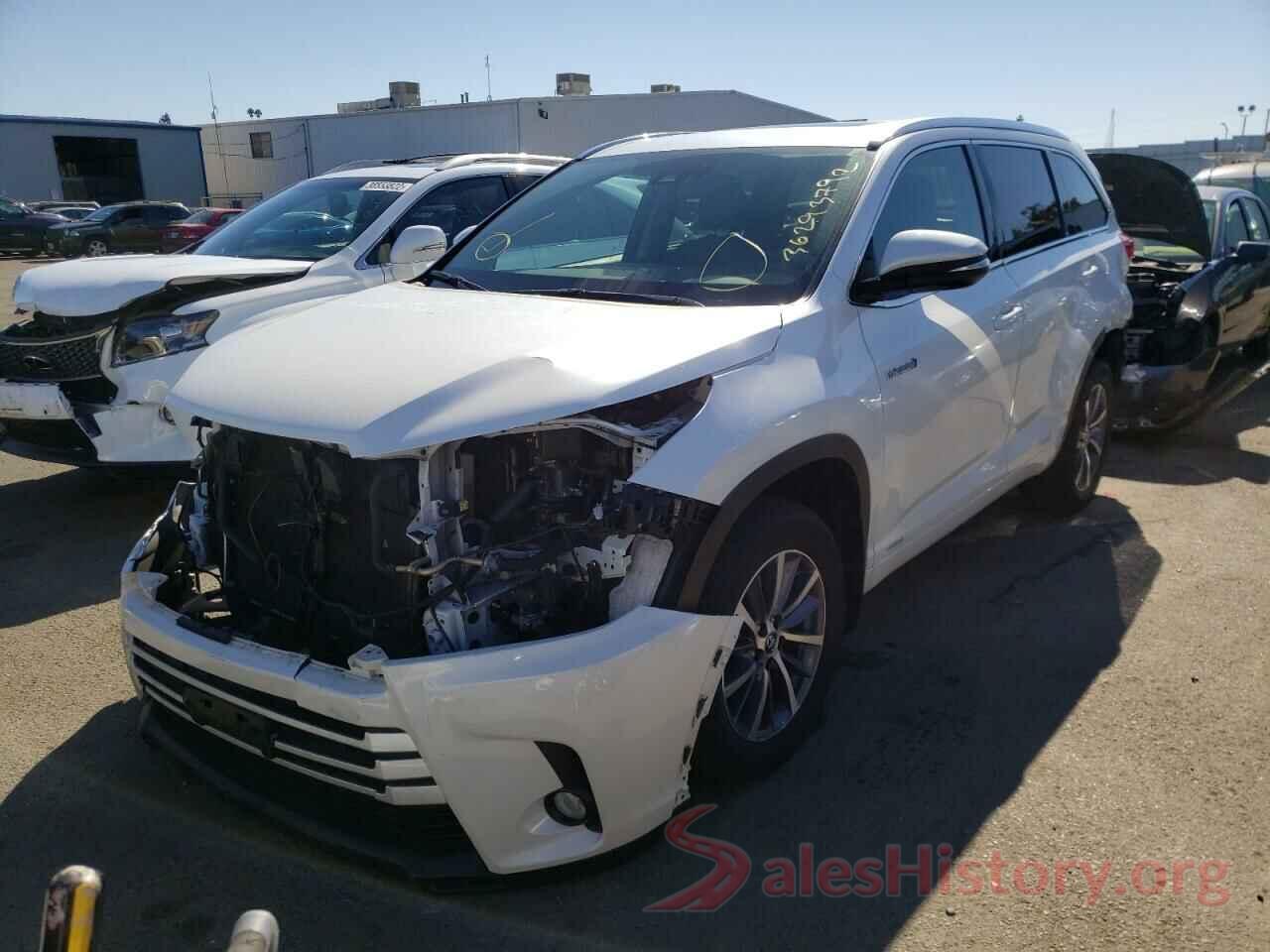 5TDJGRFH4HS023405 2017 TOYOTA HIGHLANDER