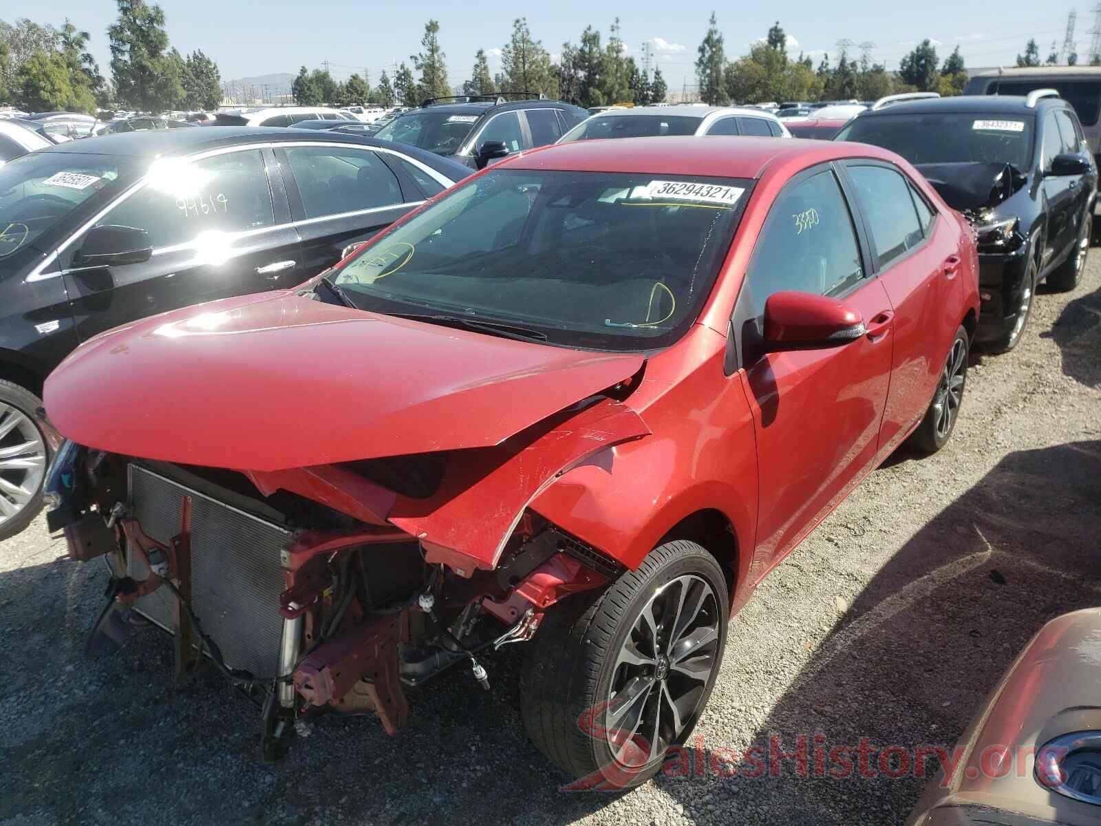 5YFBURHE9KP892677 2019 TOYOTA COROLLA