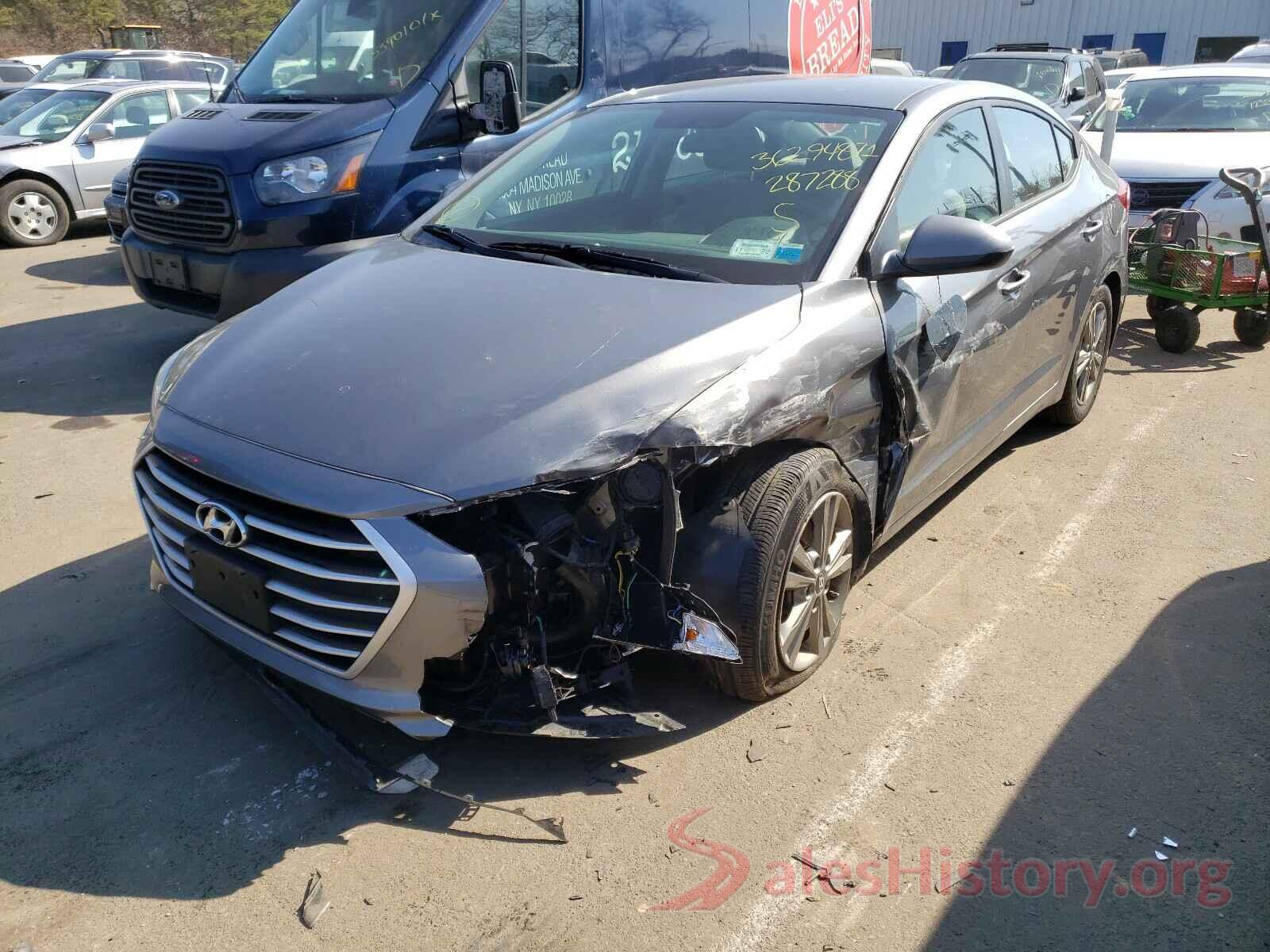 5NPD84LF3JH287288 2018 HYUNDAI ELANTRA