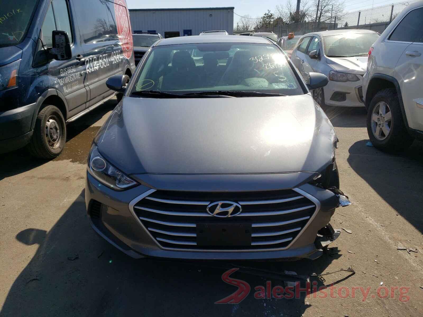 5NPD84LF3JH287288 2018 HYUNDAI ELANTRA