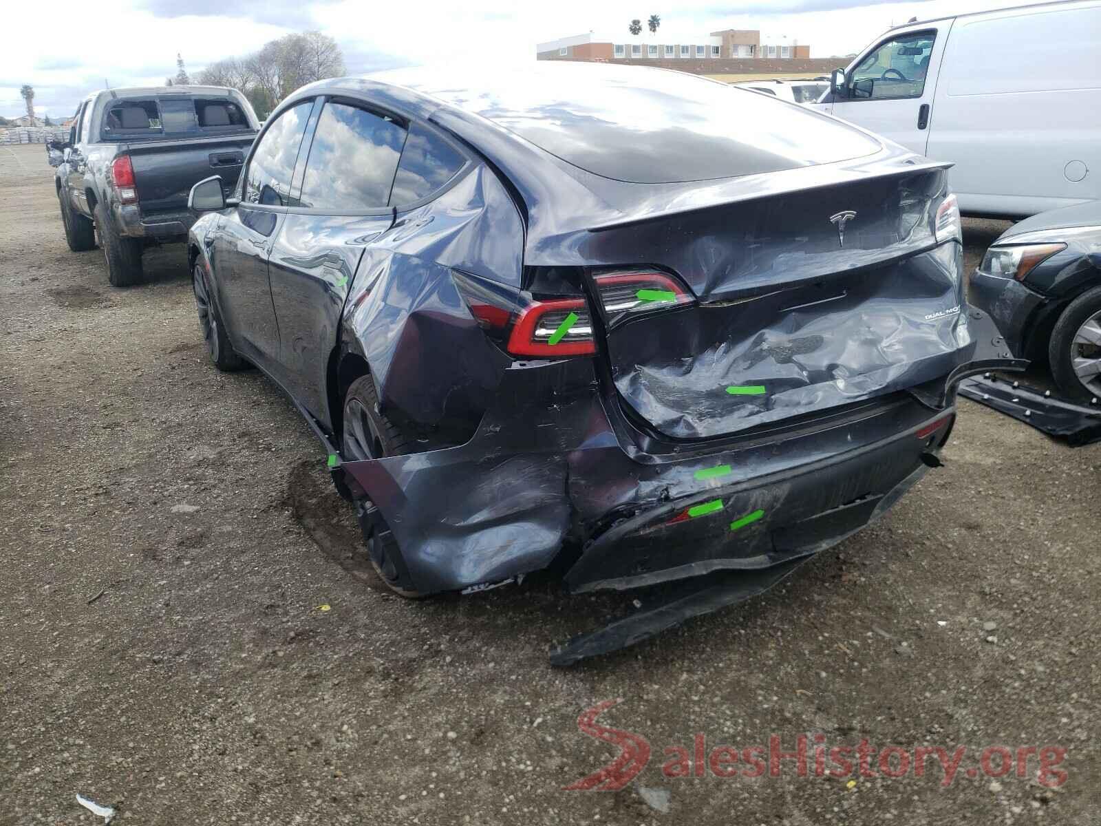 5YJYGDEF0LF057209 2020 TESLA MODEL Y