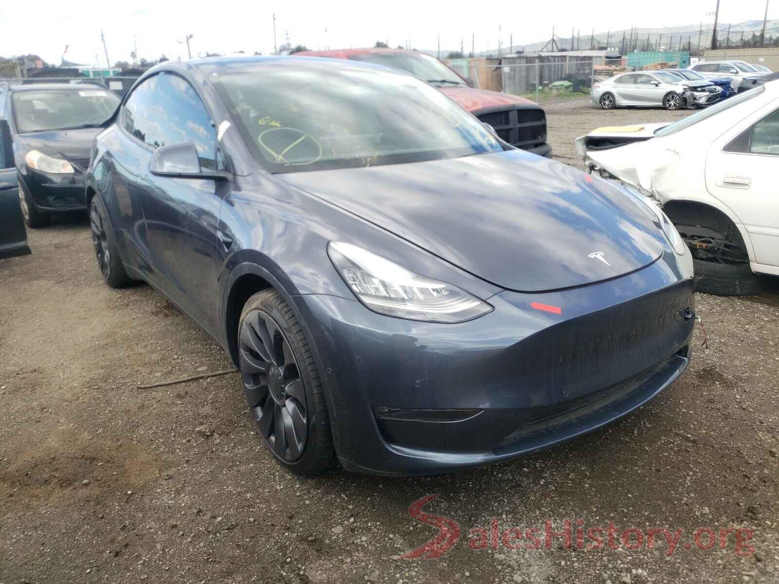 5YJYGDEF0LF057209 2020 TESLA MODEL Y