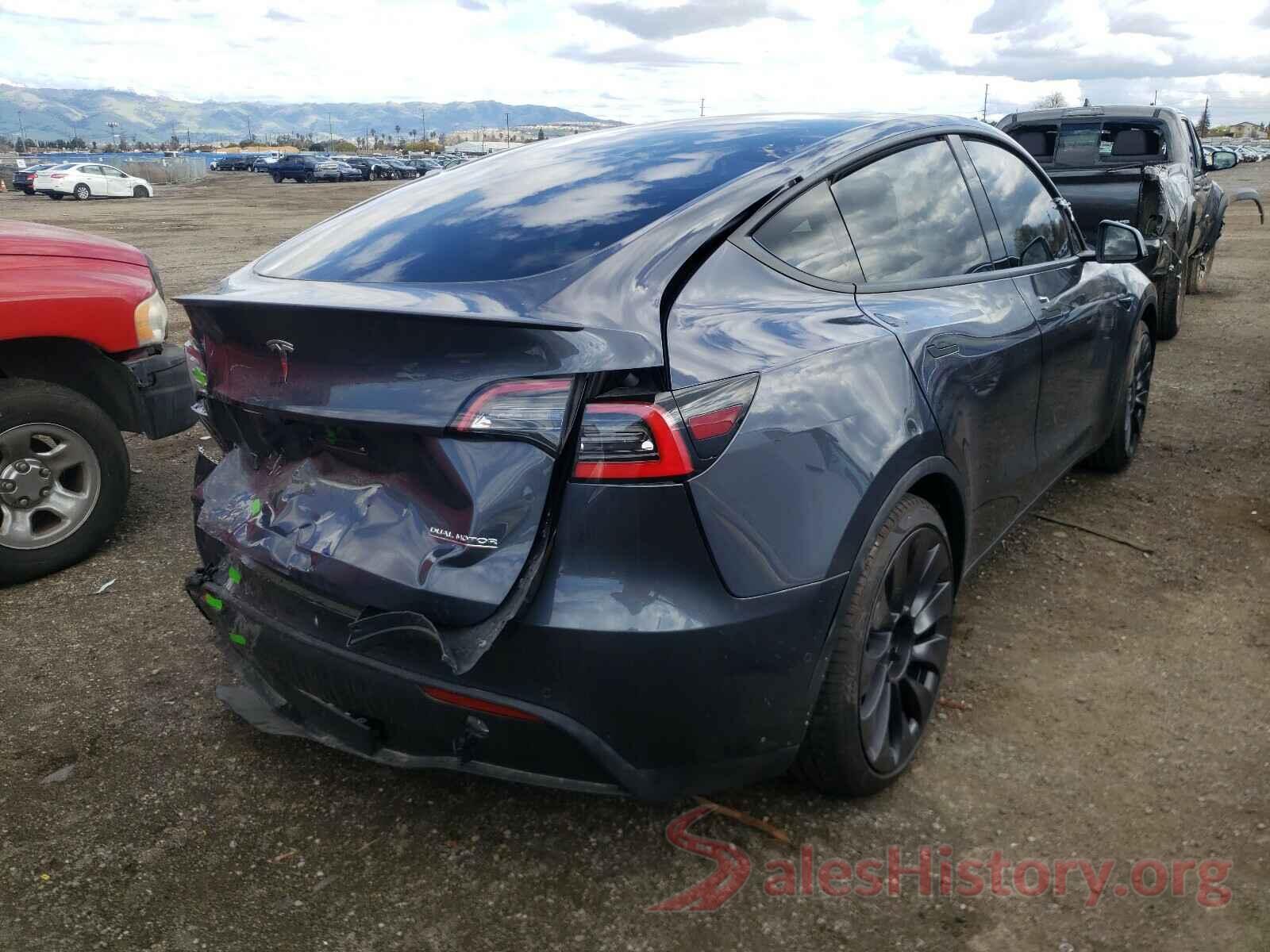 5YJYGDEF0LF057209 2020 TESLA MODEL Y