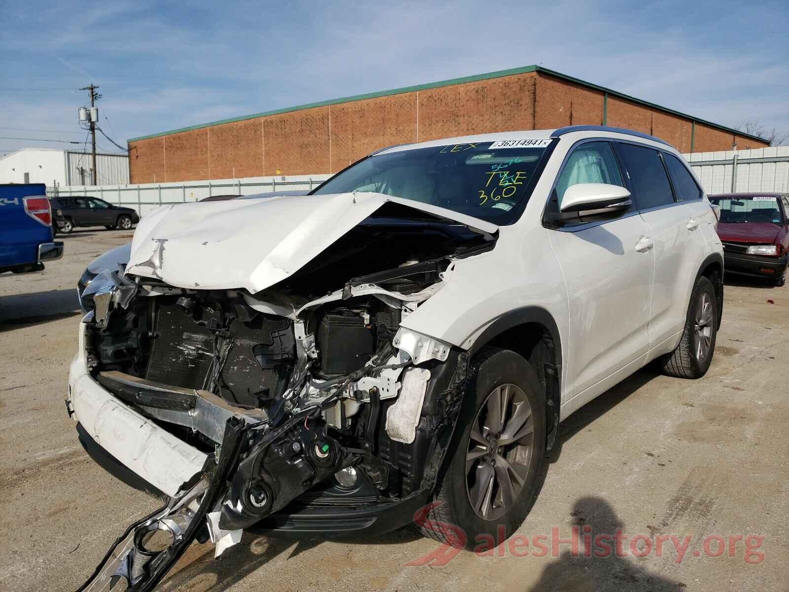 5TDJKRFH9FS205676 2015 TOYOTA HIGHLANDER