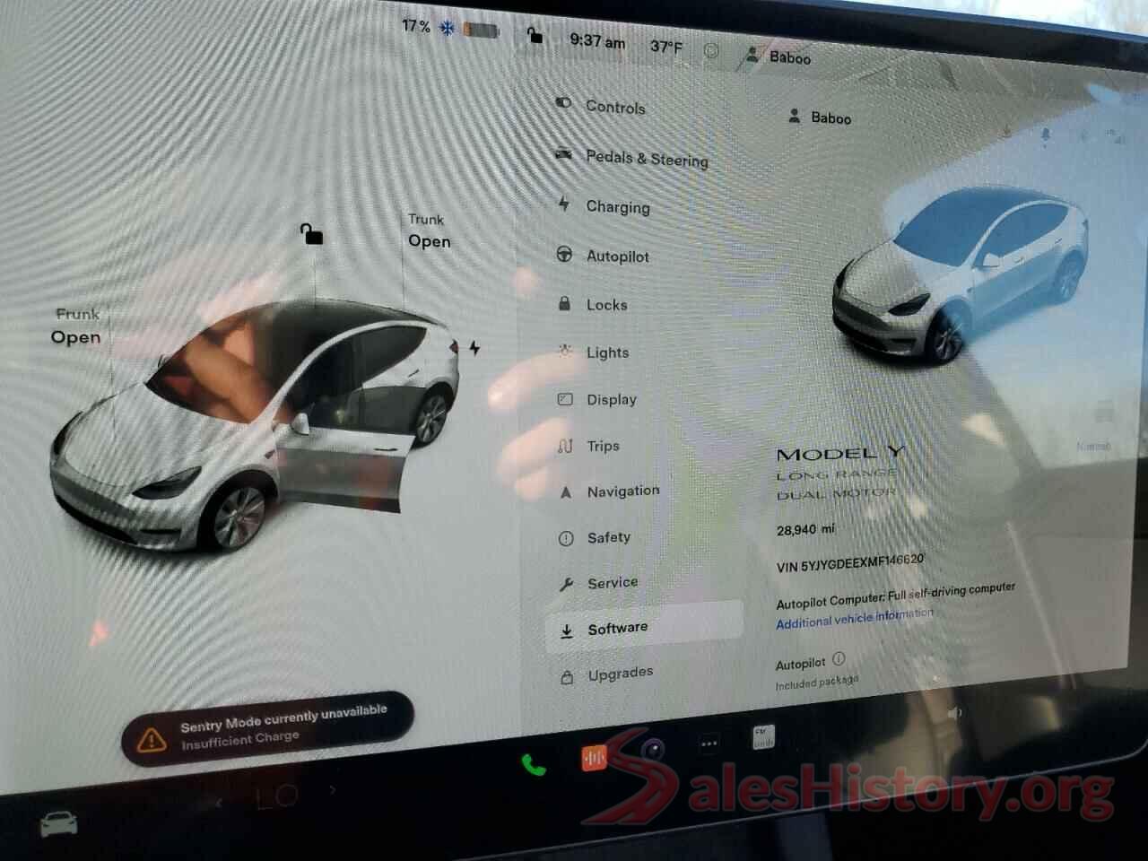 5YJYGDEEXMF146620 2021 TESLA MODEL Y