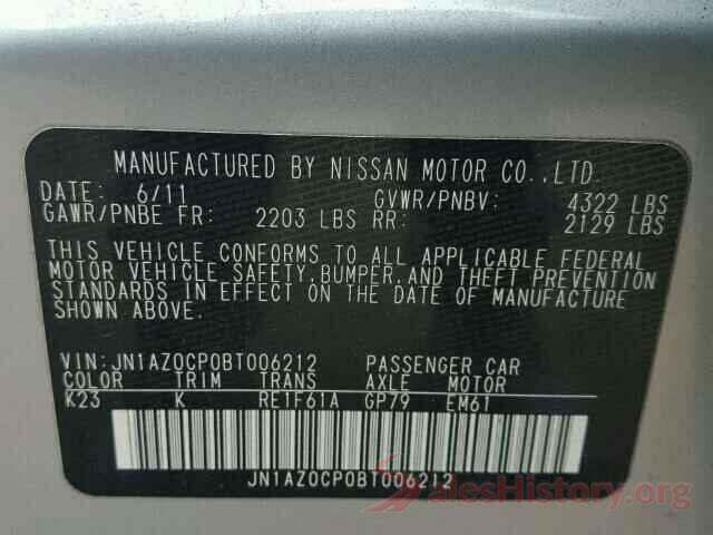 JN1AZ0CP0BT006212 2011 NISSAN LEAF