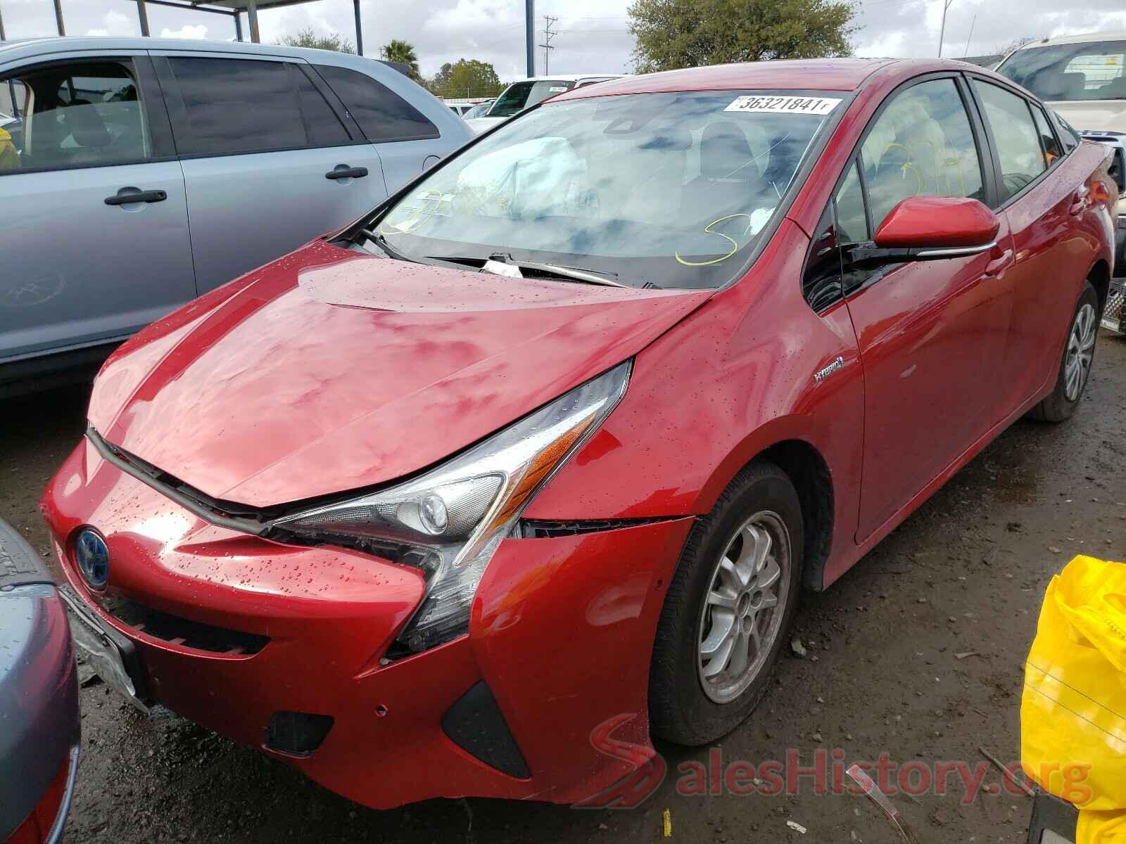 JTDKBRFU2J3582619 2018 TOYOTA PRIUS