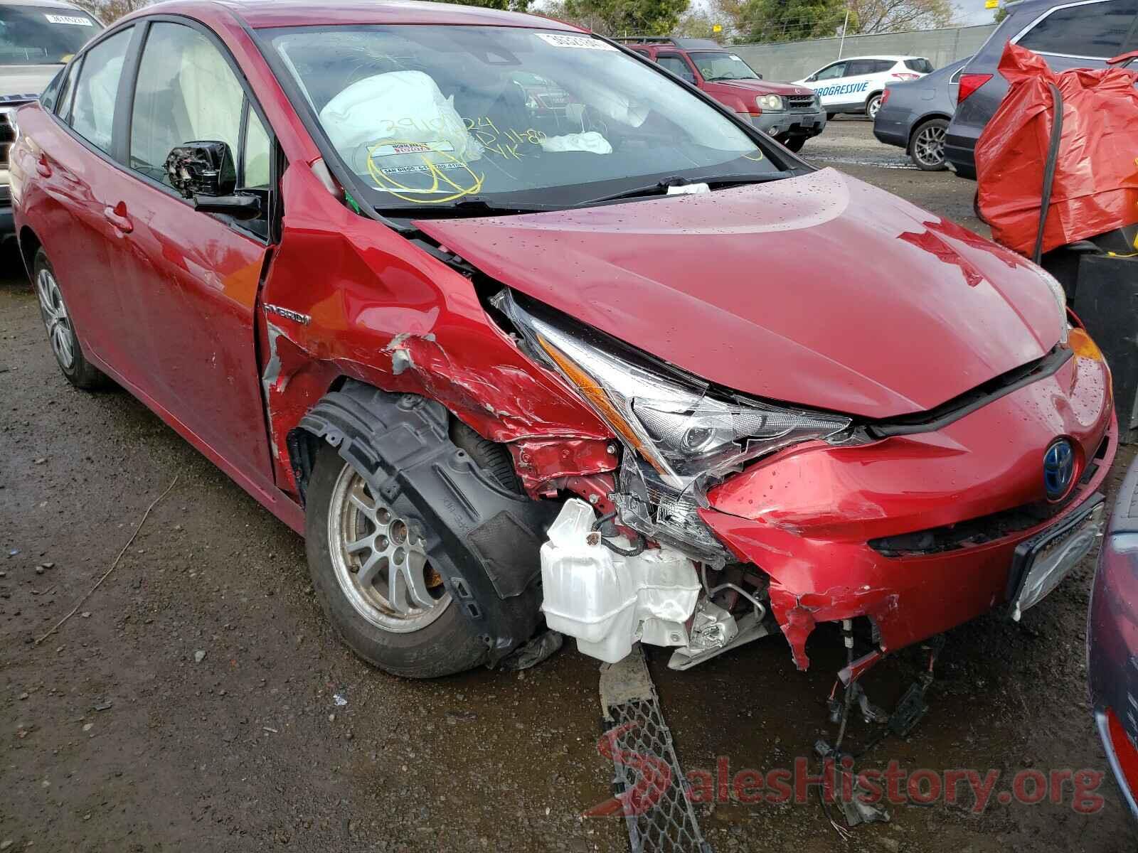 JTDKBRFU2J3582619 2018 TOYOTA PRIUS