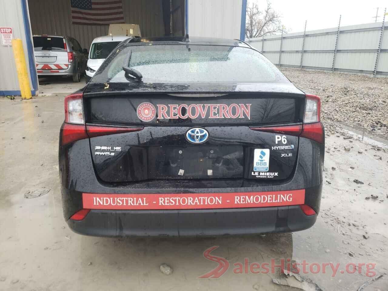 JTDL9RFU9K3007712 2019 TOYOTA PRIUS