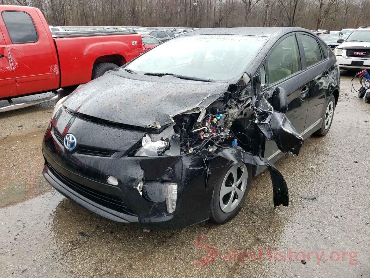 JTDKN3DU7E1748125 2014 TOYOTA PRIUS