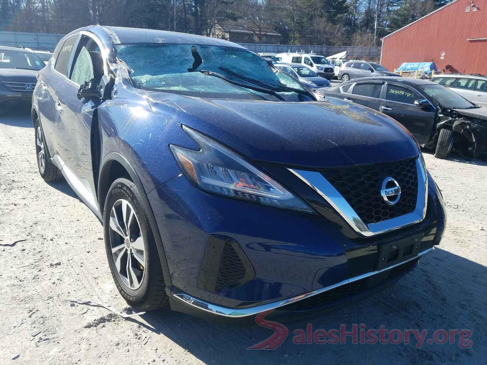 5N1AZ2MS5KN140502 2019 NISSAN MURANO