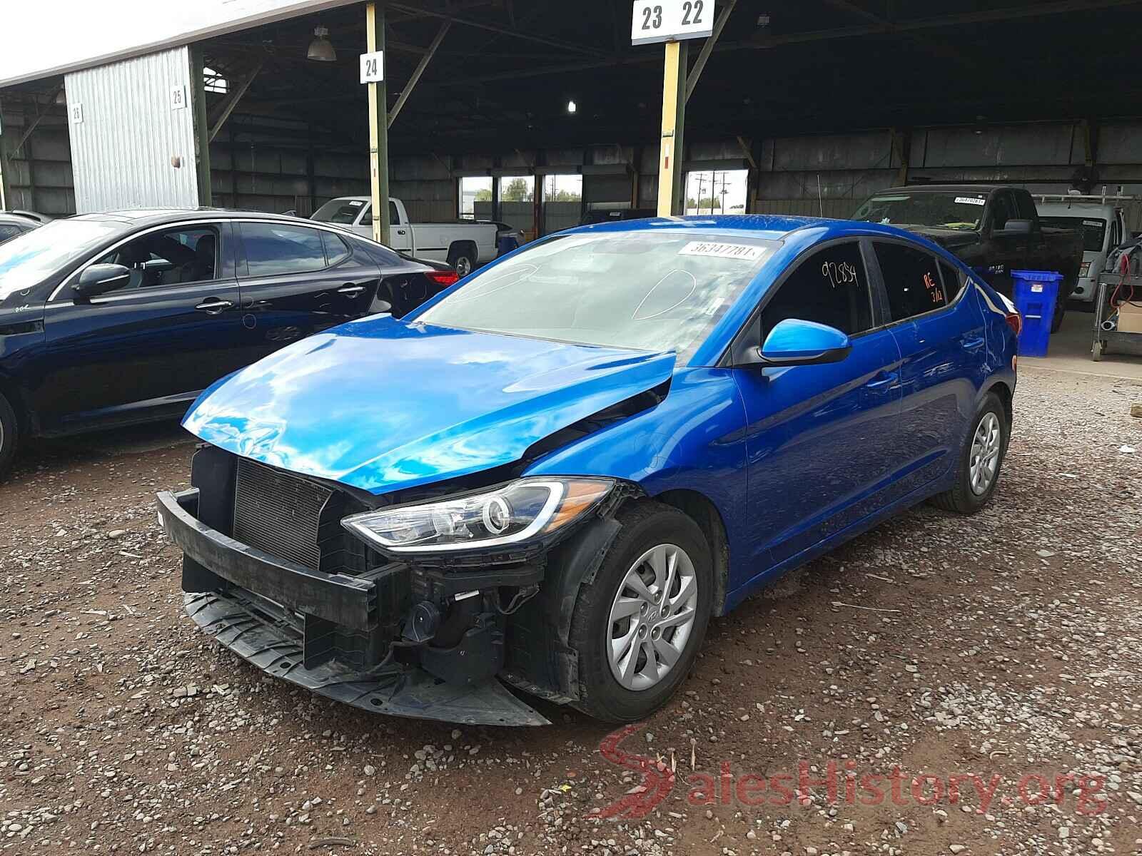 5NPD74LF4HH166749 2017 HYUNDAI ELANTRA