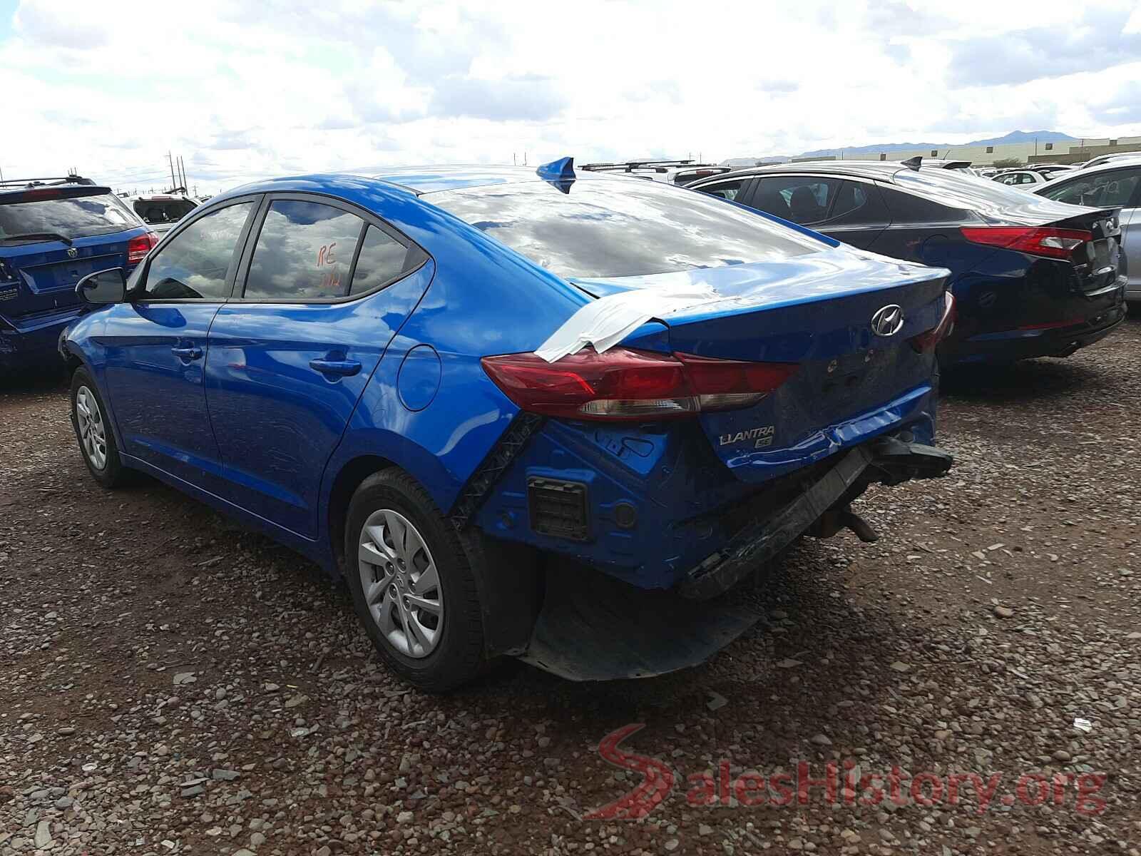 5NPD74LF4HH166749 2017 HYUNDAI ELANTRA