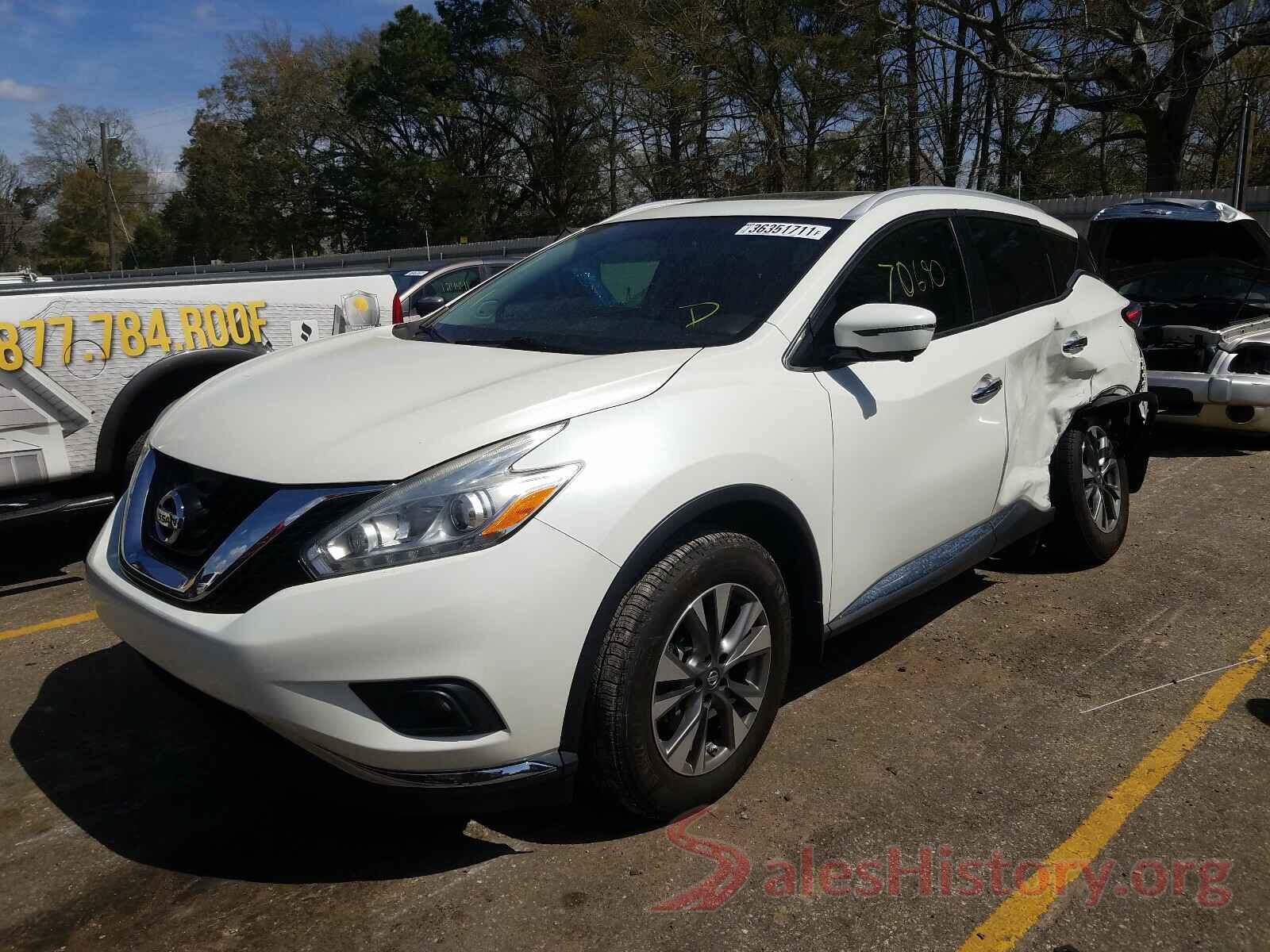 5N1AZ2MGXGN106087 2016 NISSAN MURANO