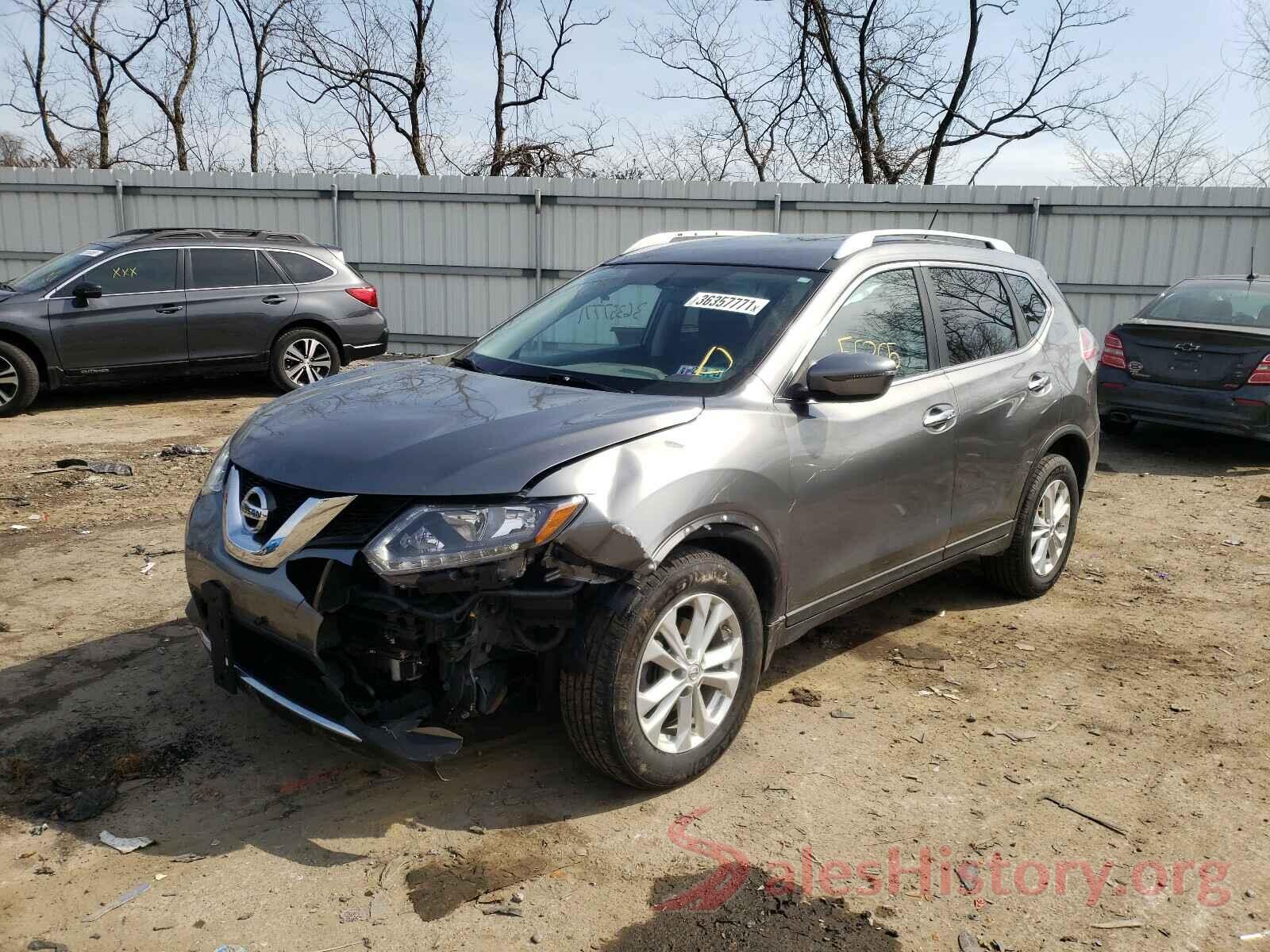 KNMAT2MV7GP627552 2016 NISSAN ROGUE