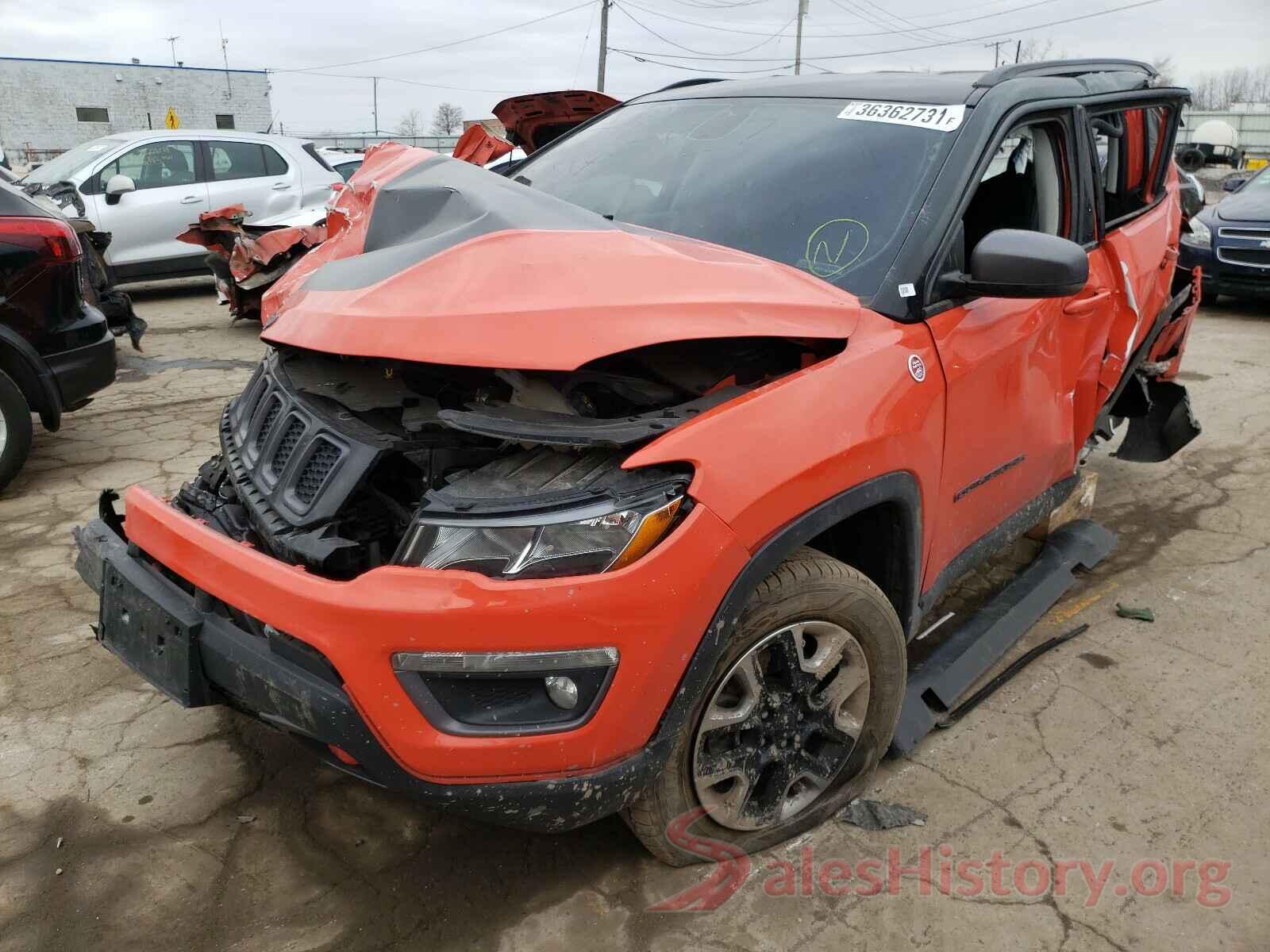 3C4NJDDB7HT624513 2017 JEEP COMPASS