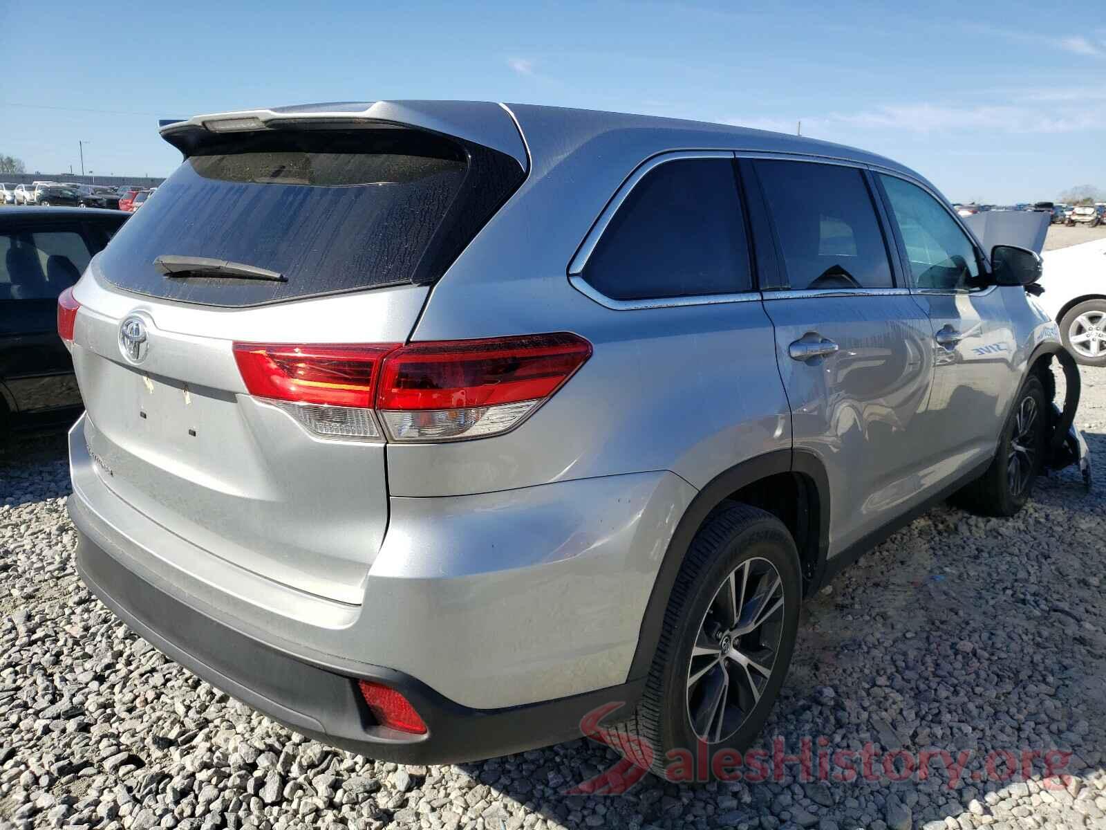 5TDZZRFH3KS292855 2019 TOYOTA HIGHLANDER