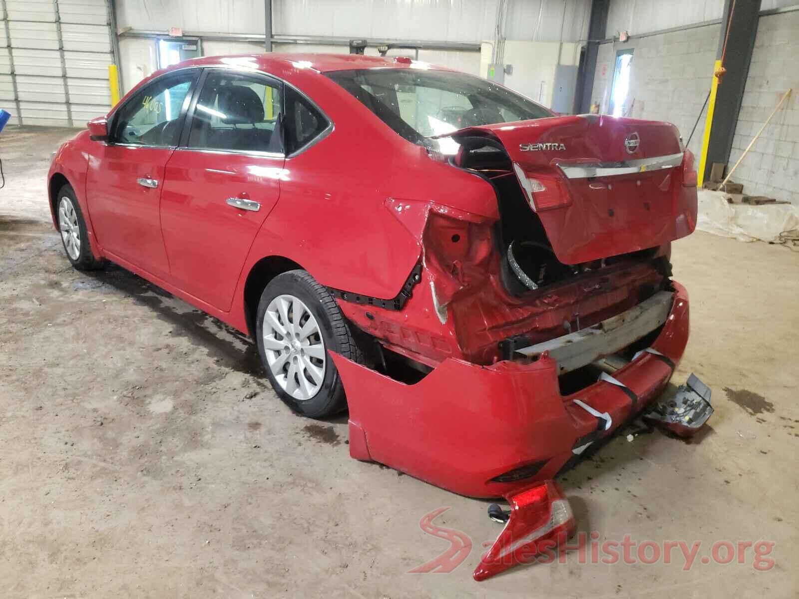 3N1AB7AP0HL658583 2017 NISSAN SENTRA