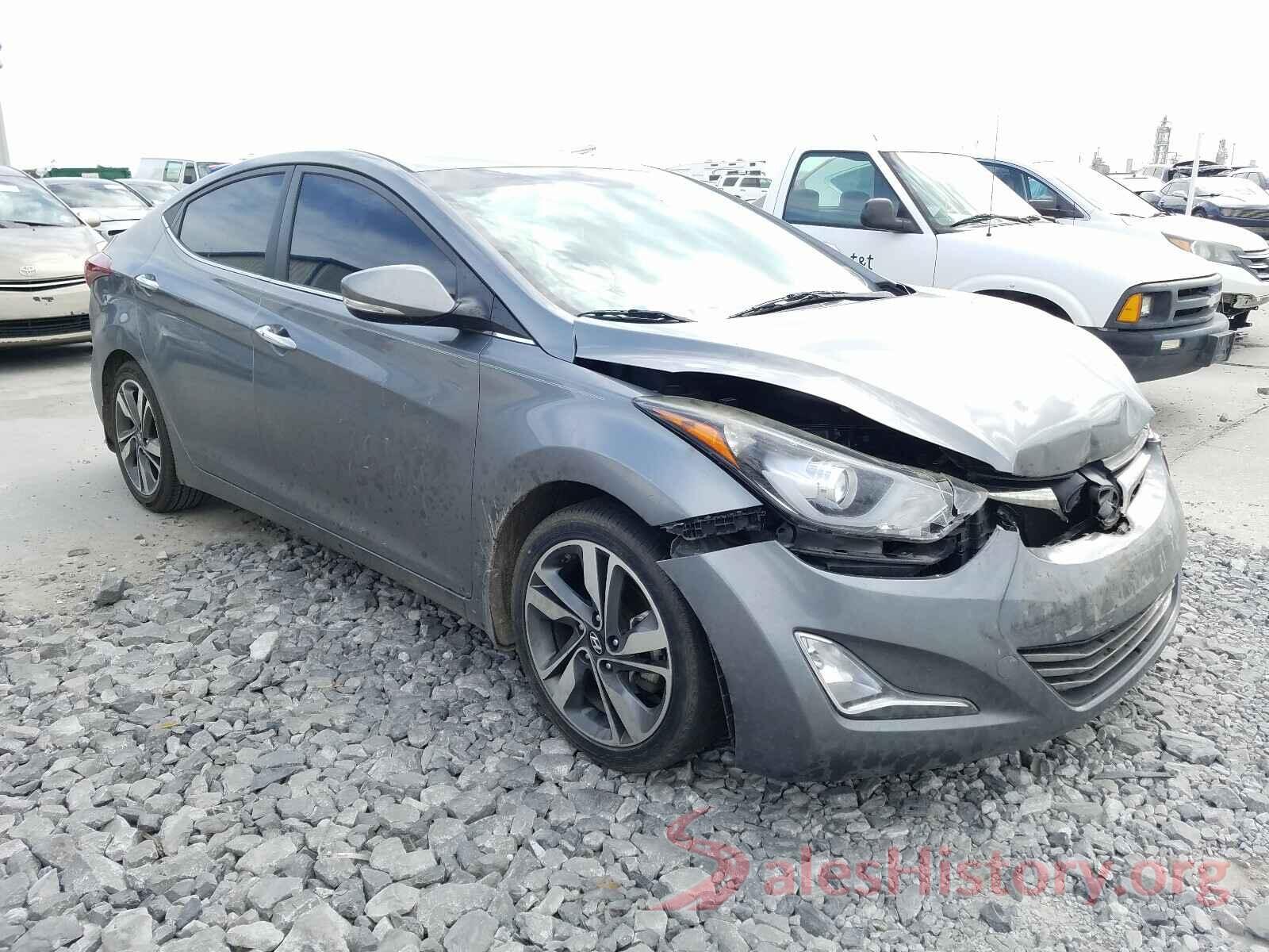 KMHDH4AE7GU621052 2016 HYUNDAI ELANTRA