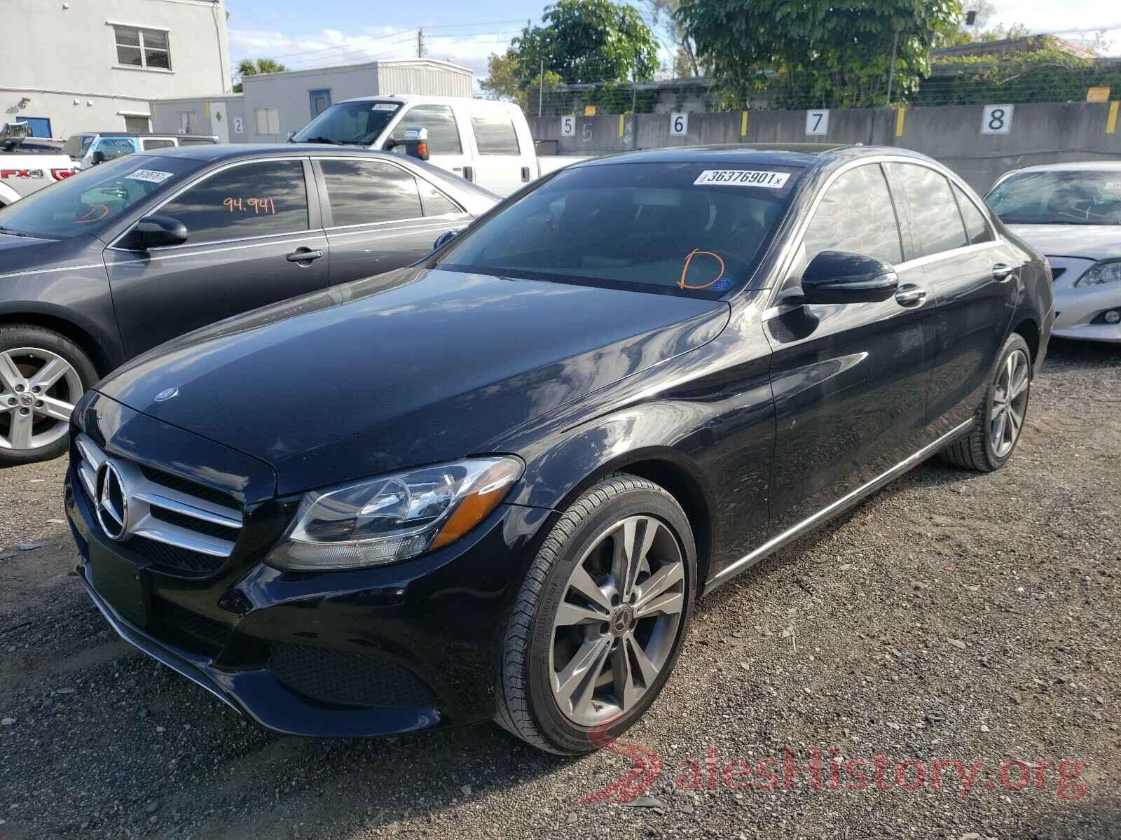 55SWF4KB2HU213803 2017 MERCEDES-BENZ C CLASS