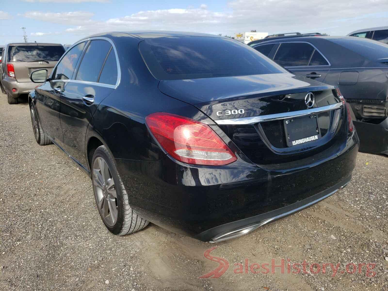 55SWF4KB2HU213803 2017 MERCEDES-BENZ C CLASS