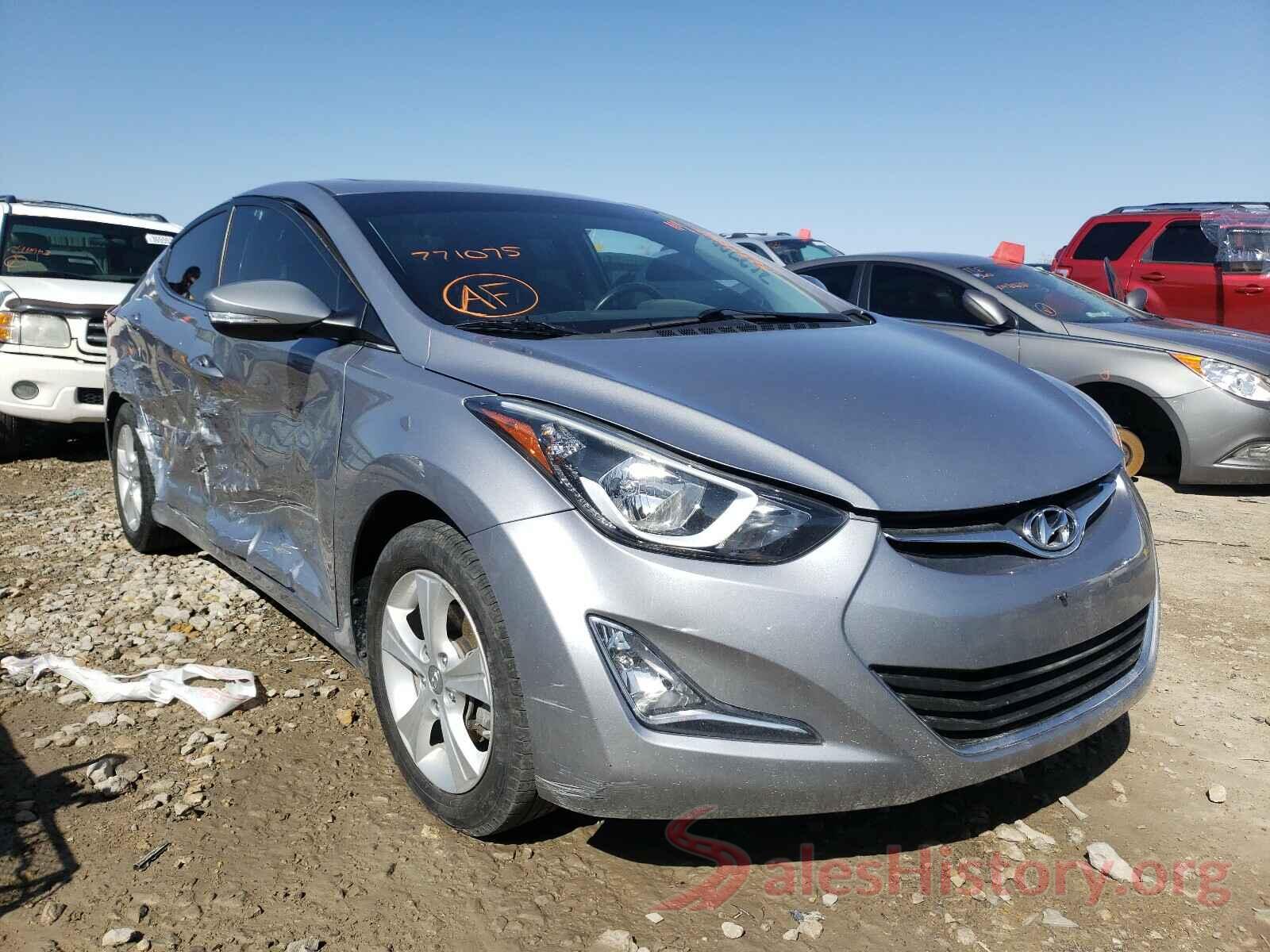 5NPDH4AE3GH771075 2016 HYUNDAI ELANTRA