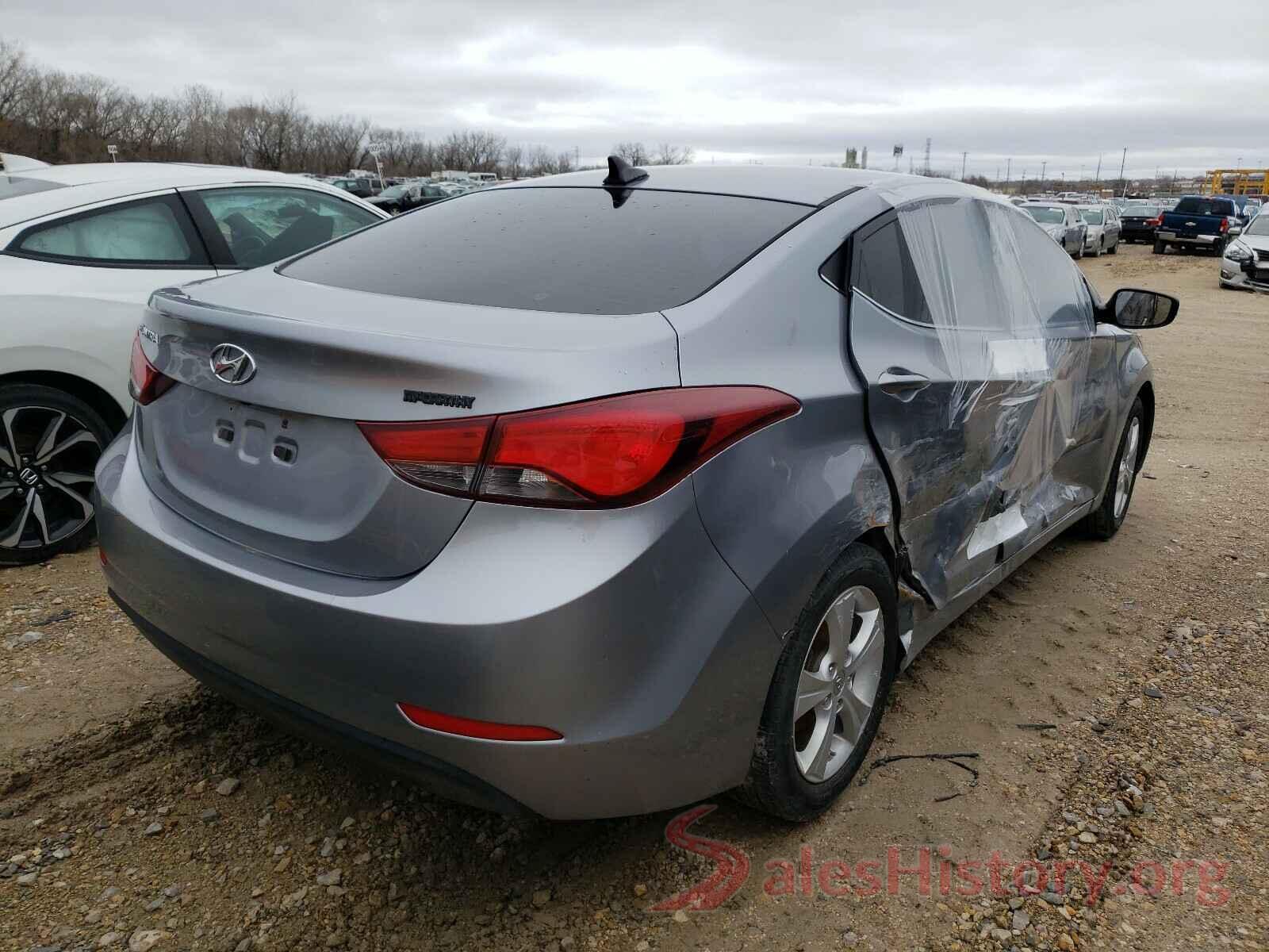 5NPDH4AE3GH771075 2016 HYUNDAI ELANTRA