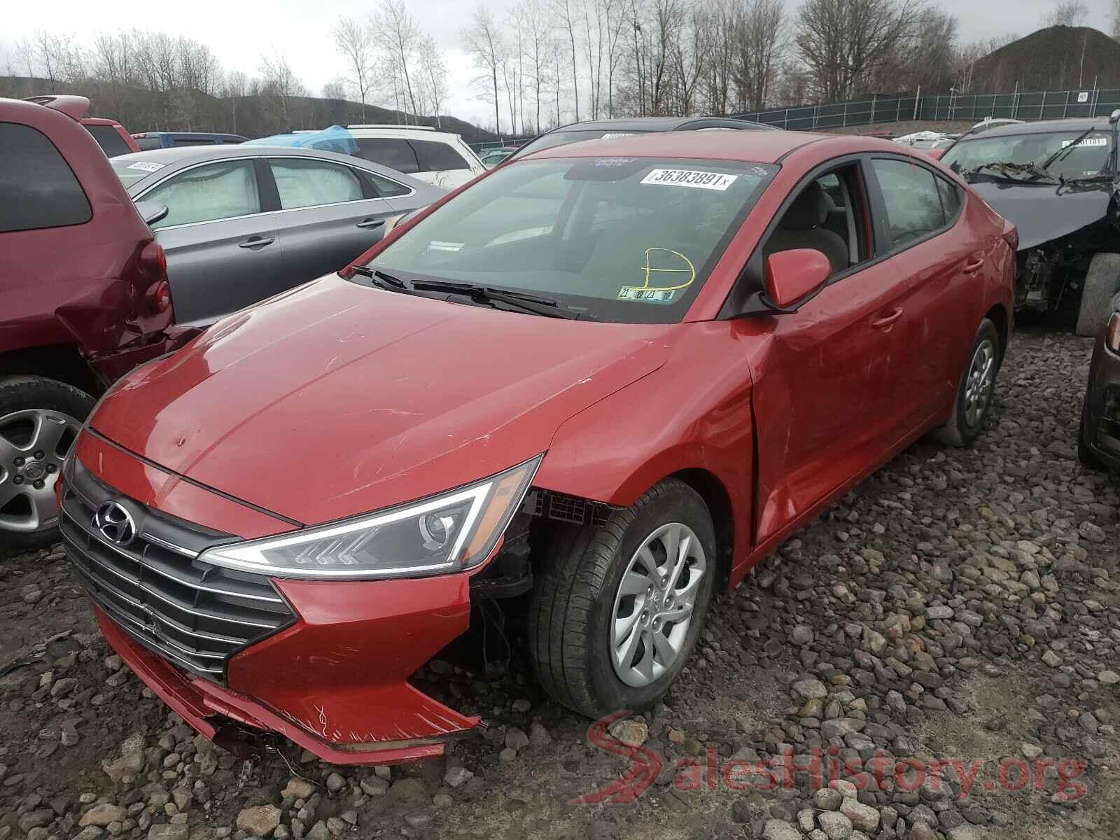 5NPD74LF2KH453174 2019 HYUNDAI ELANTRA