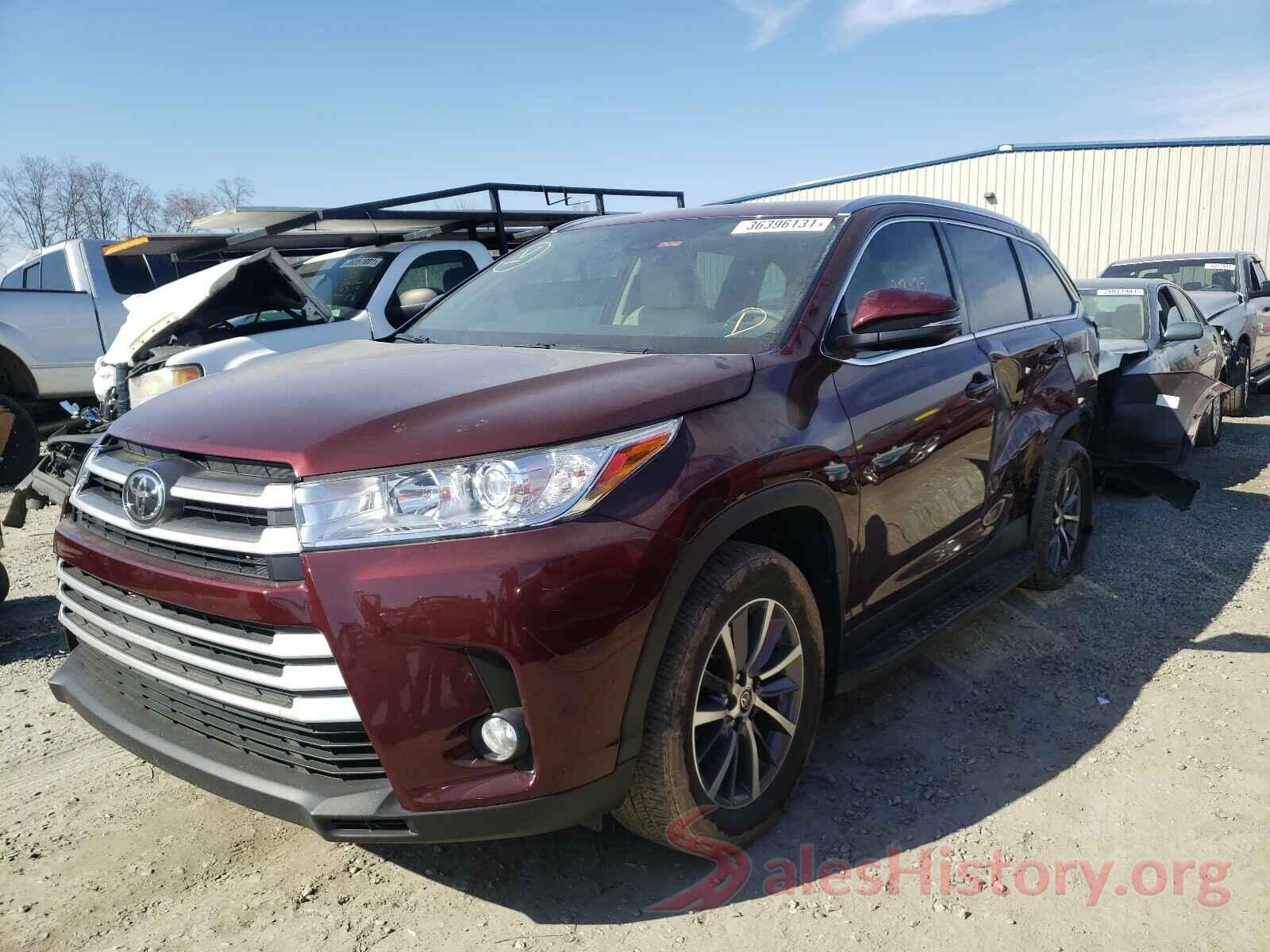 5TDJZRFH4KS745264 2019 TOYOTA HIGHLANDER