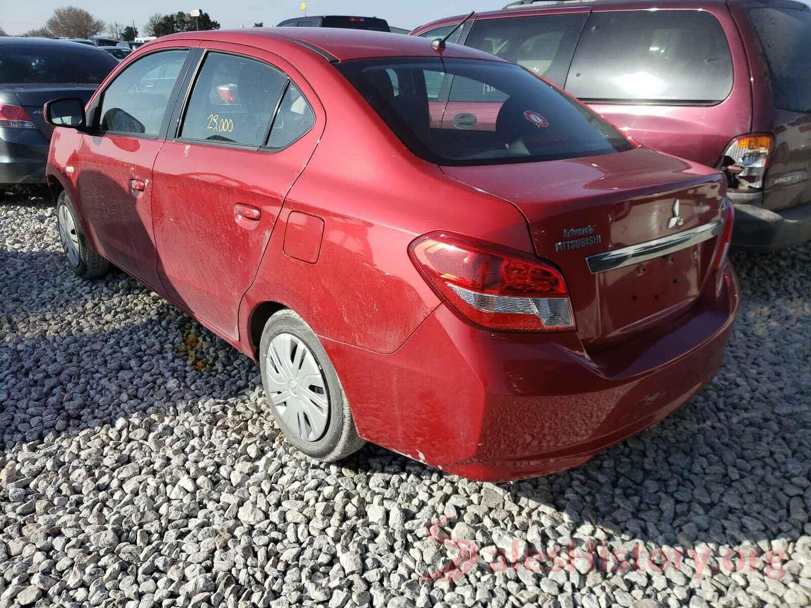 ML32F3FJ1JHF09046 2018 MITSUBISHI MIRAGE