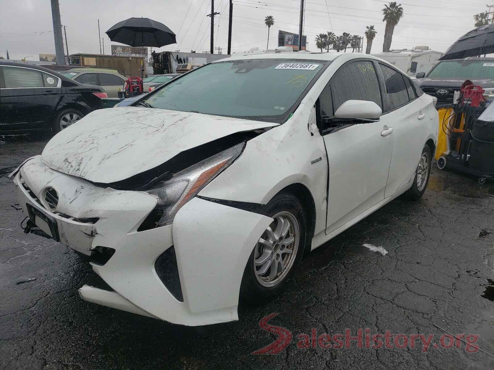 JTDKARFU7G3021487 2016 TOYOTA PRIUS